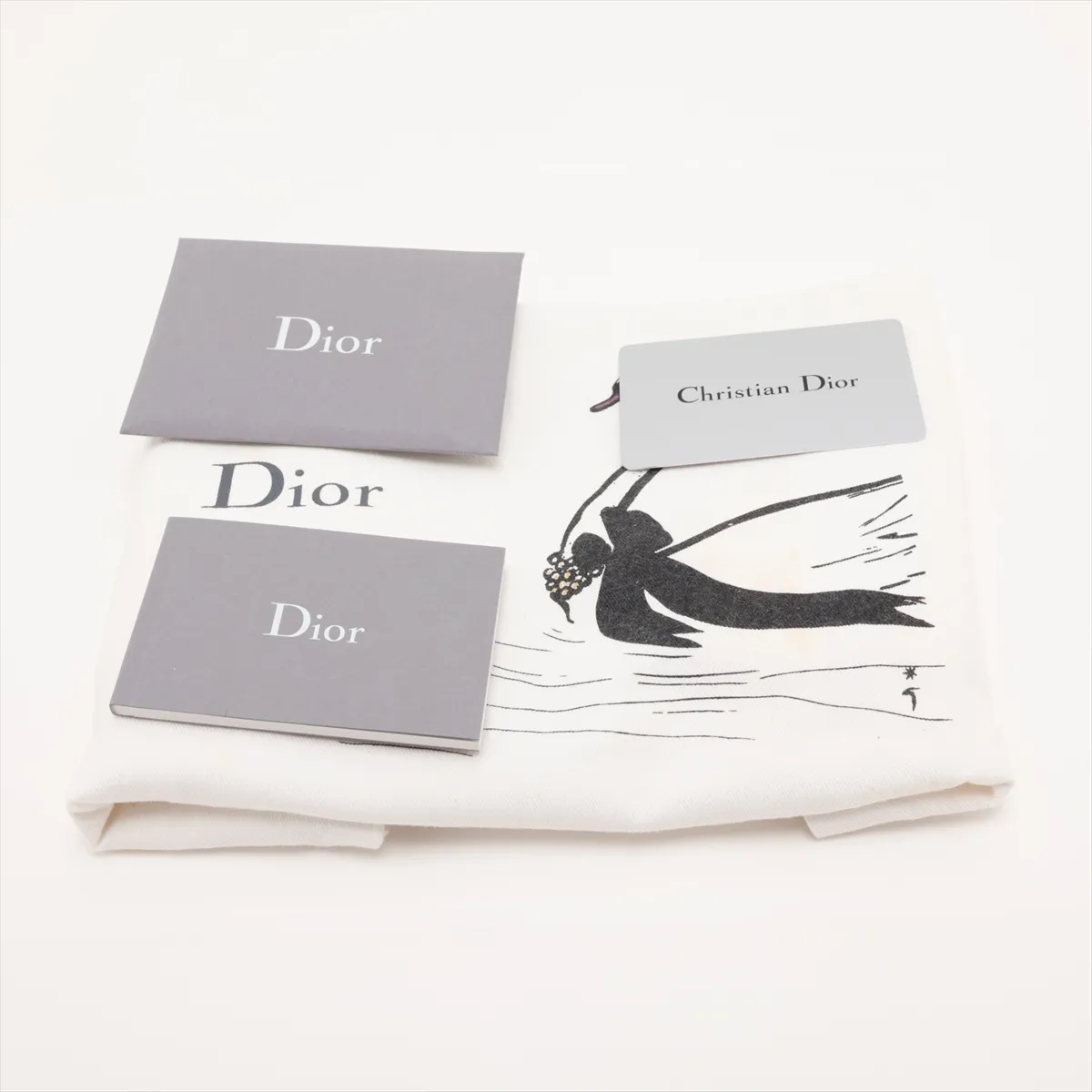 Cannage My Lady Dior Leather 2-Way Handbag, Gray — view 11