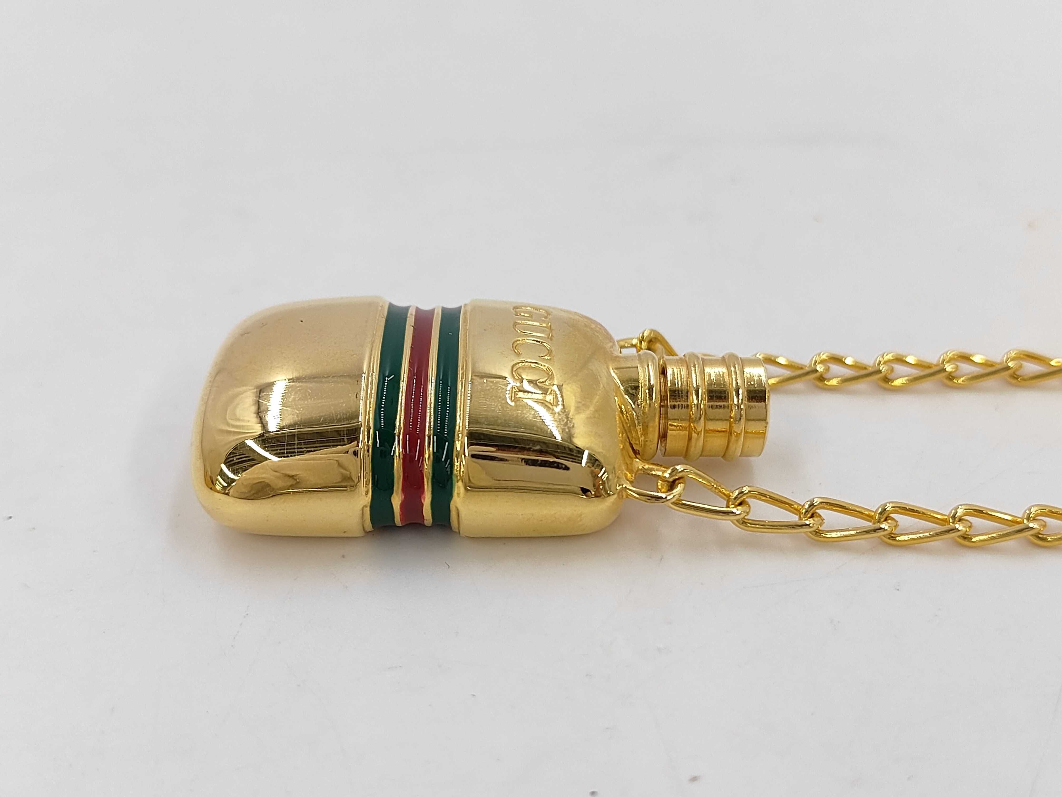 Perfume Bottle Gold Necklace — view 2