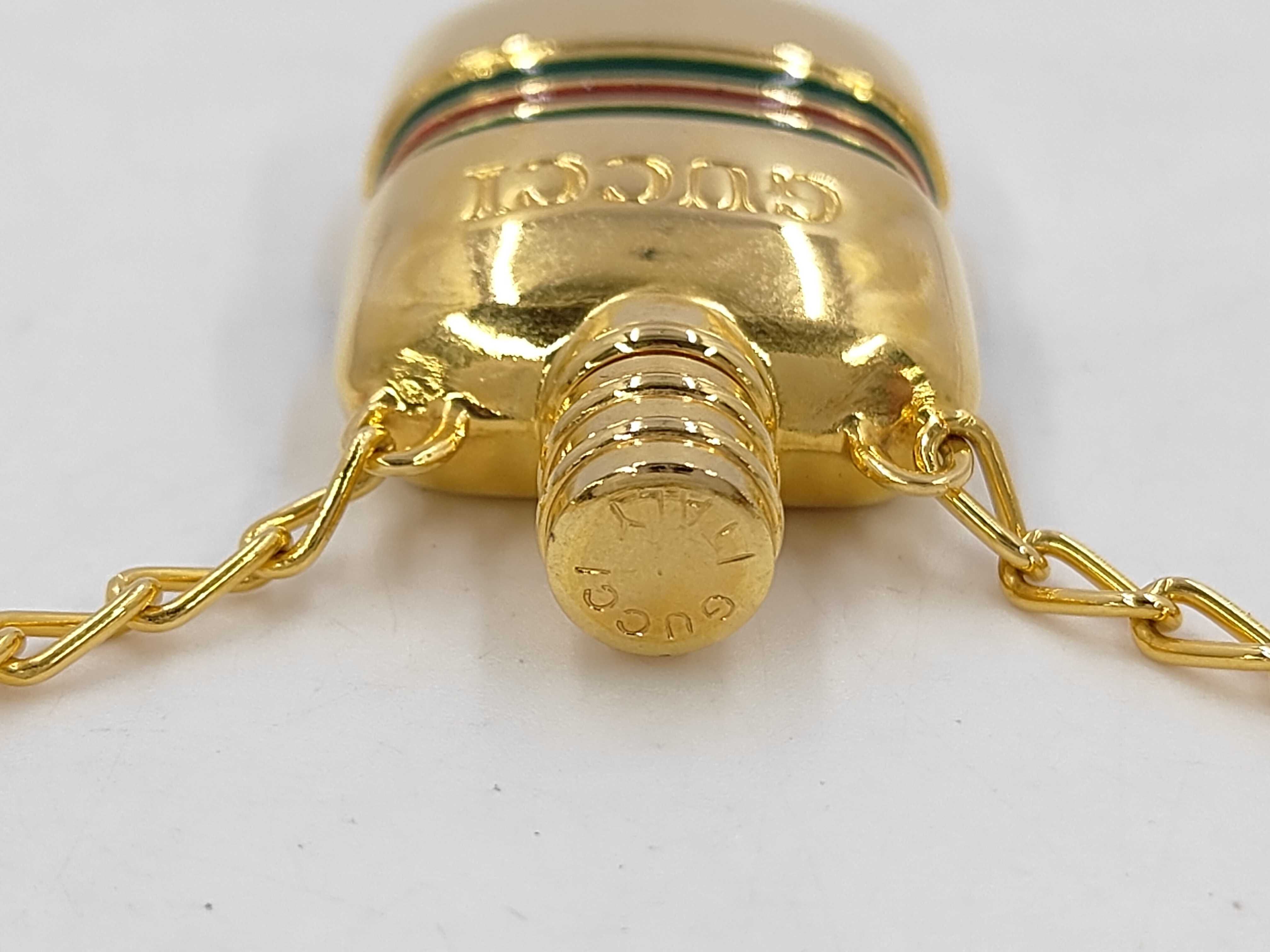 Perfume Bottle Gold Necklace — view 4
