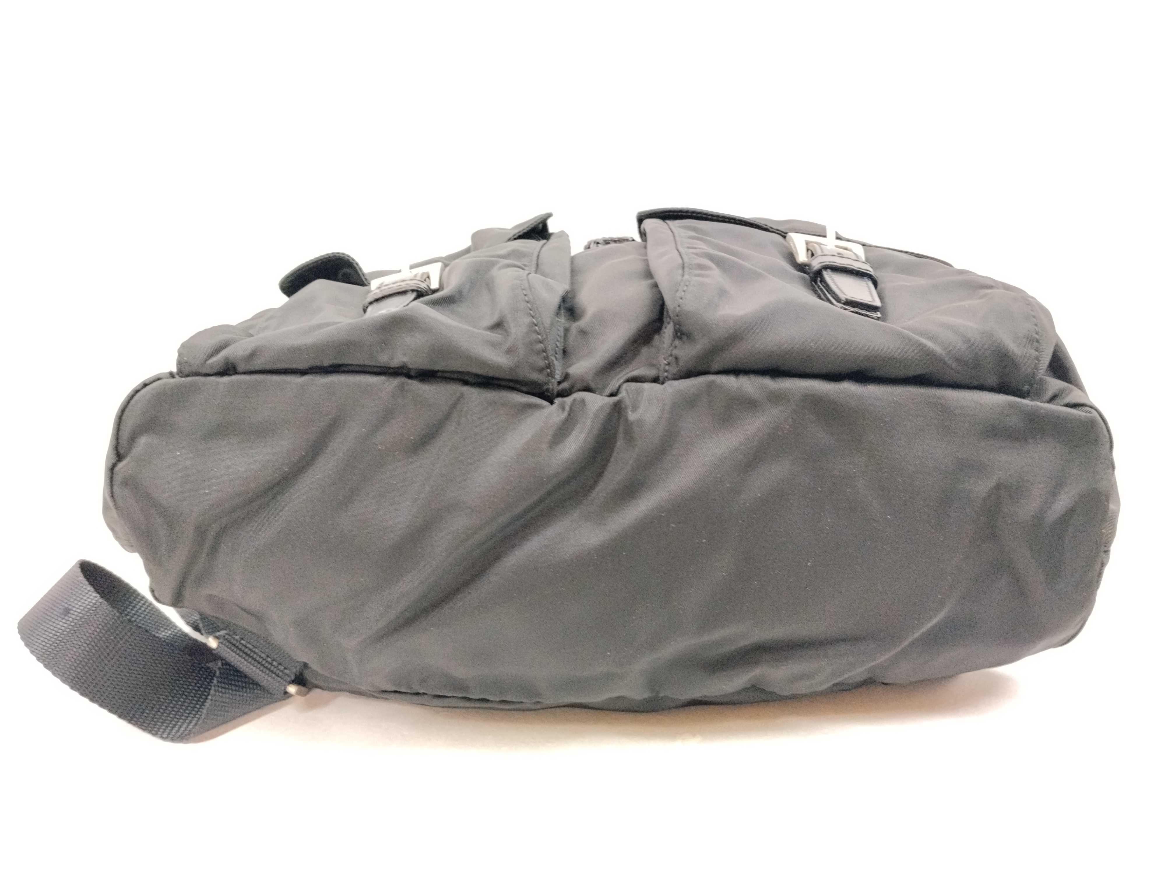 Nylon Double Pocket Backpack — view 7