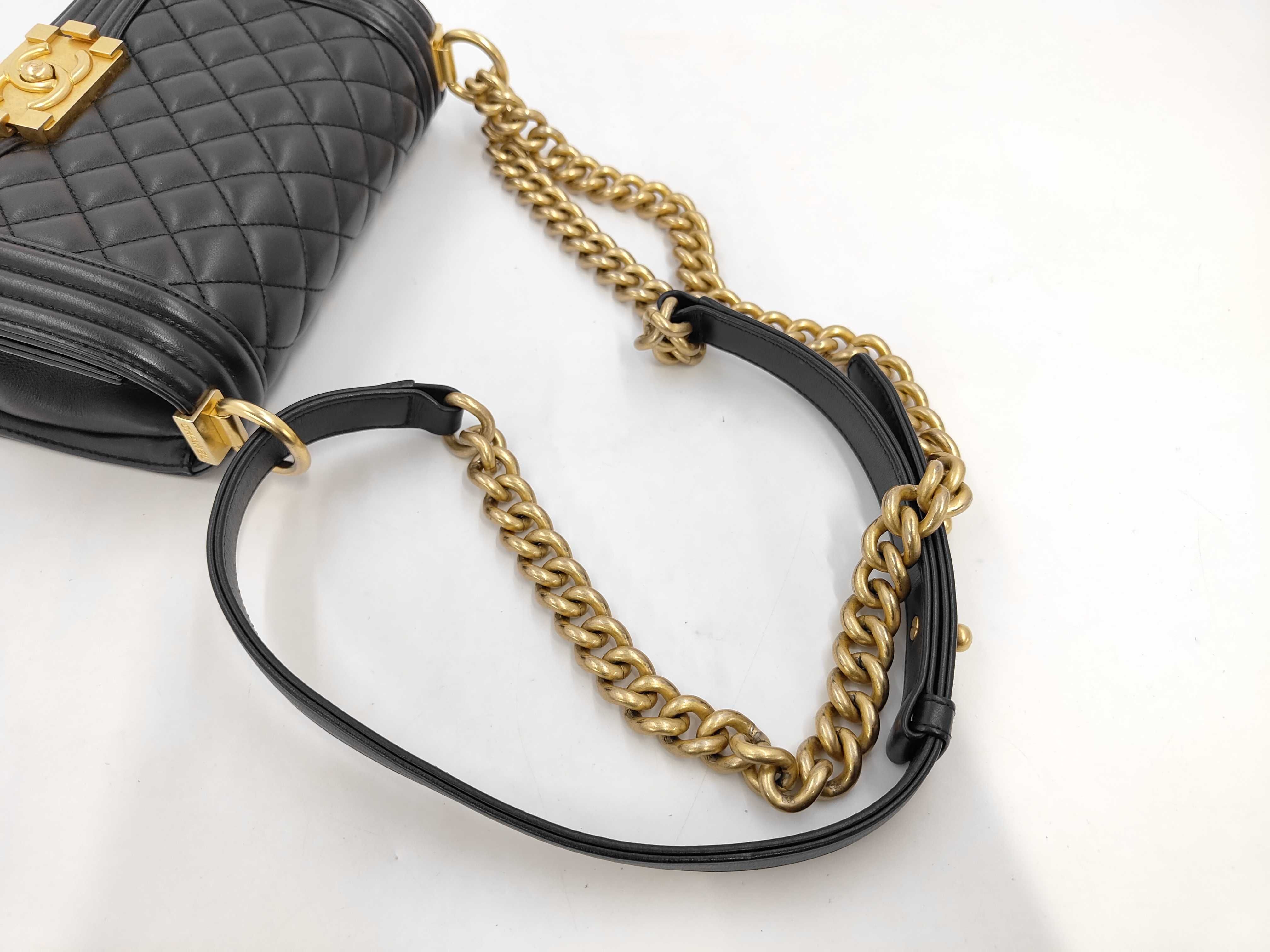 Boy Chanel Matelassé Lambskin Shoulder Bag — view 5