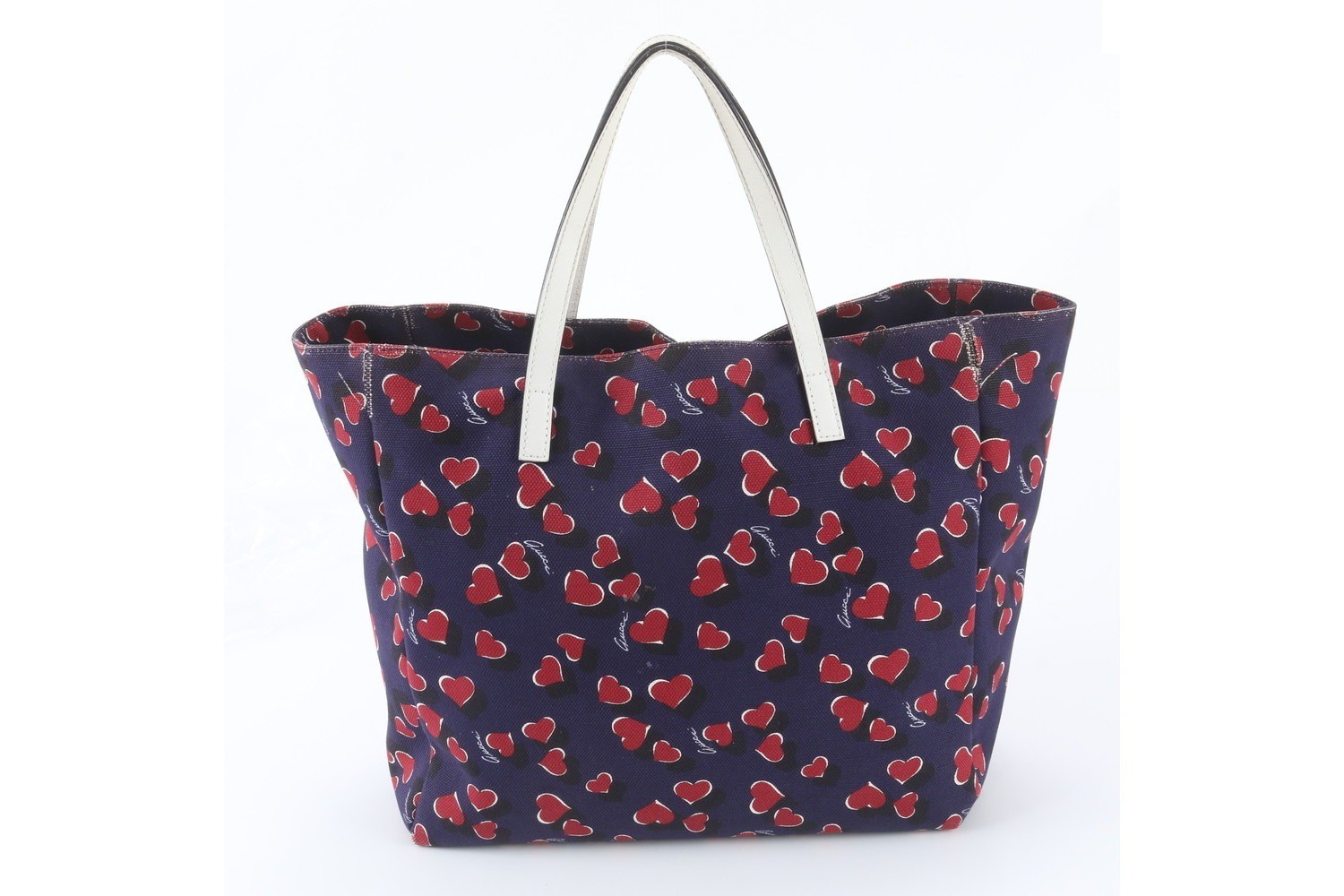 Heartbeat 282439 Leather Canvas Tote Bag — view 3