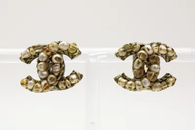 Coco Mark Pearl Earrings 00A