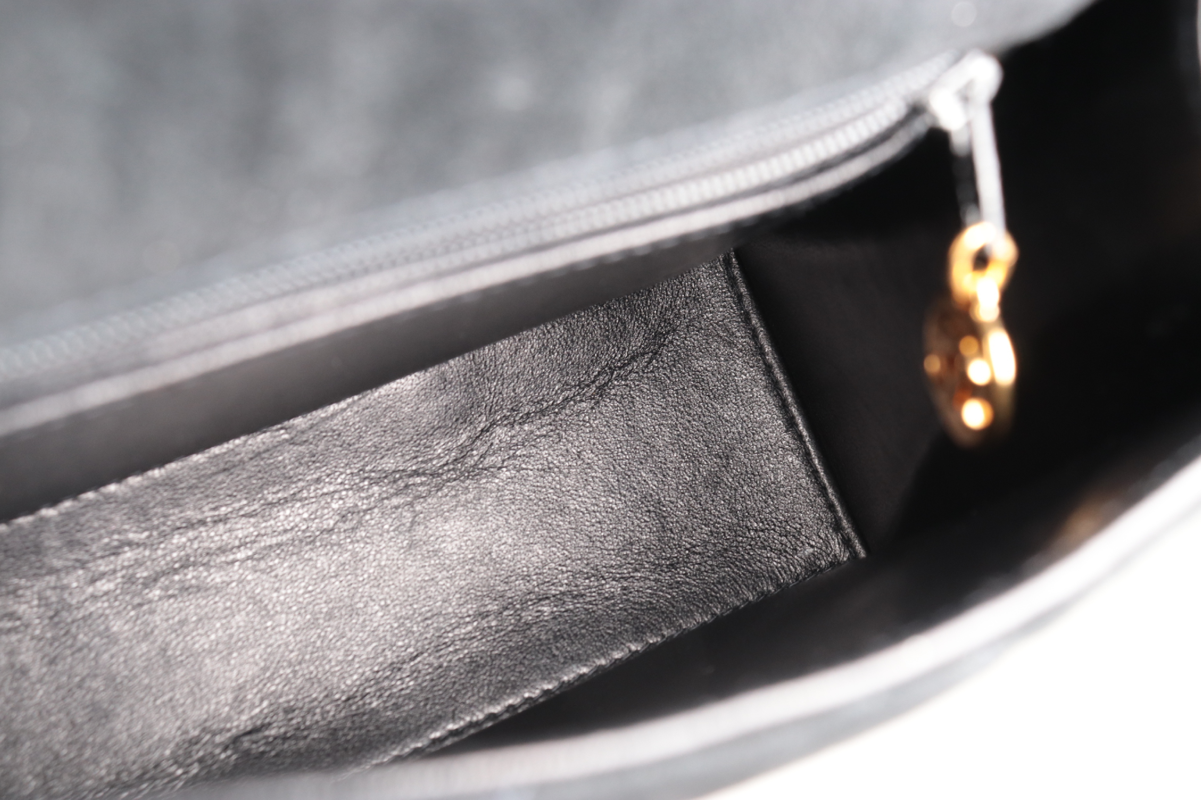 Turnlock Suede Handbag (Serial No. 5) — view 5