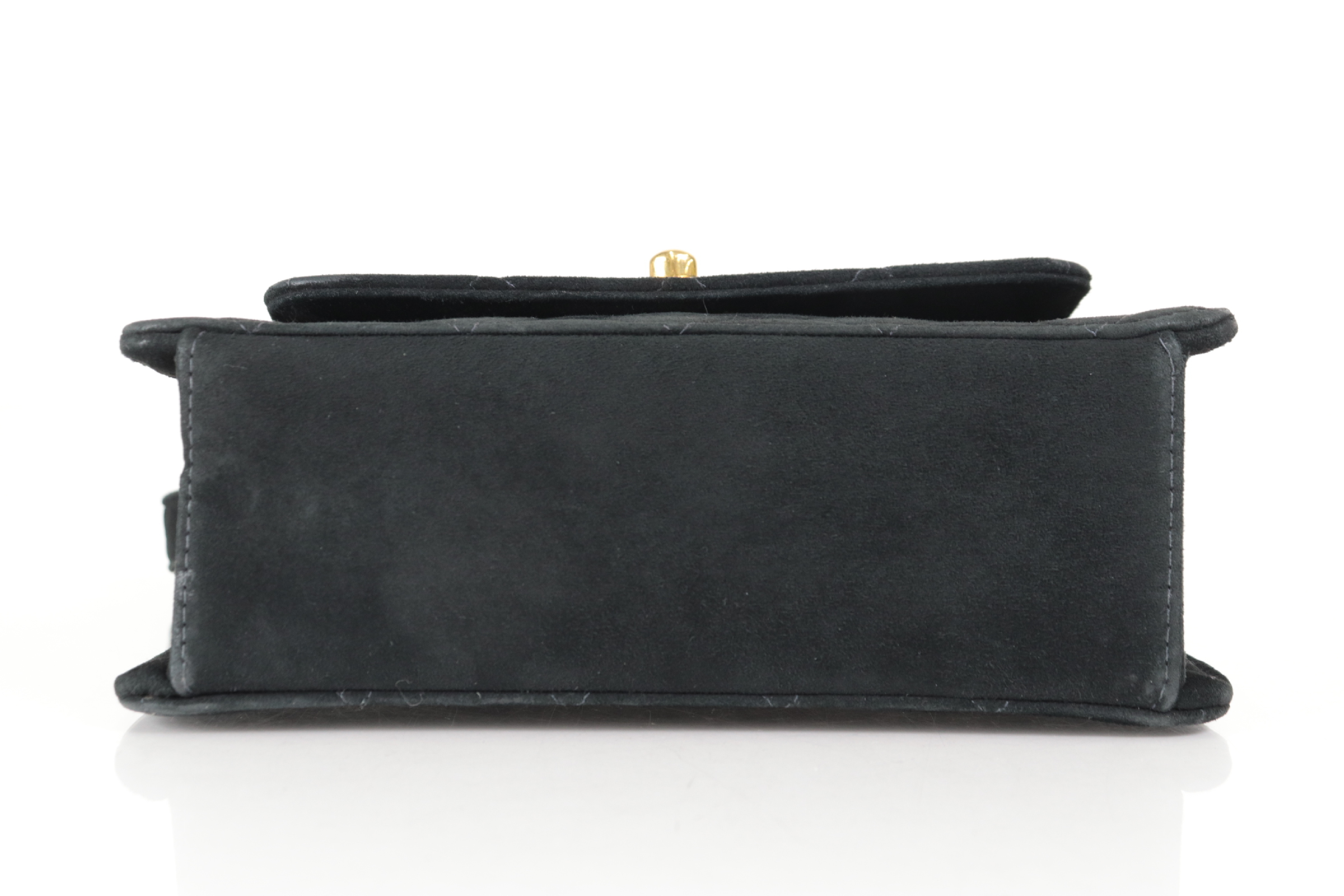 Turnlock Suede Handbag (Serial No. 5) — view 9