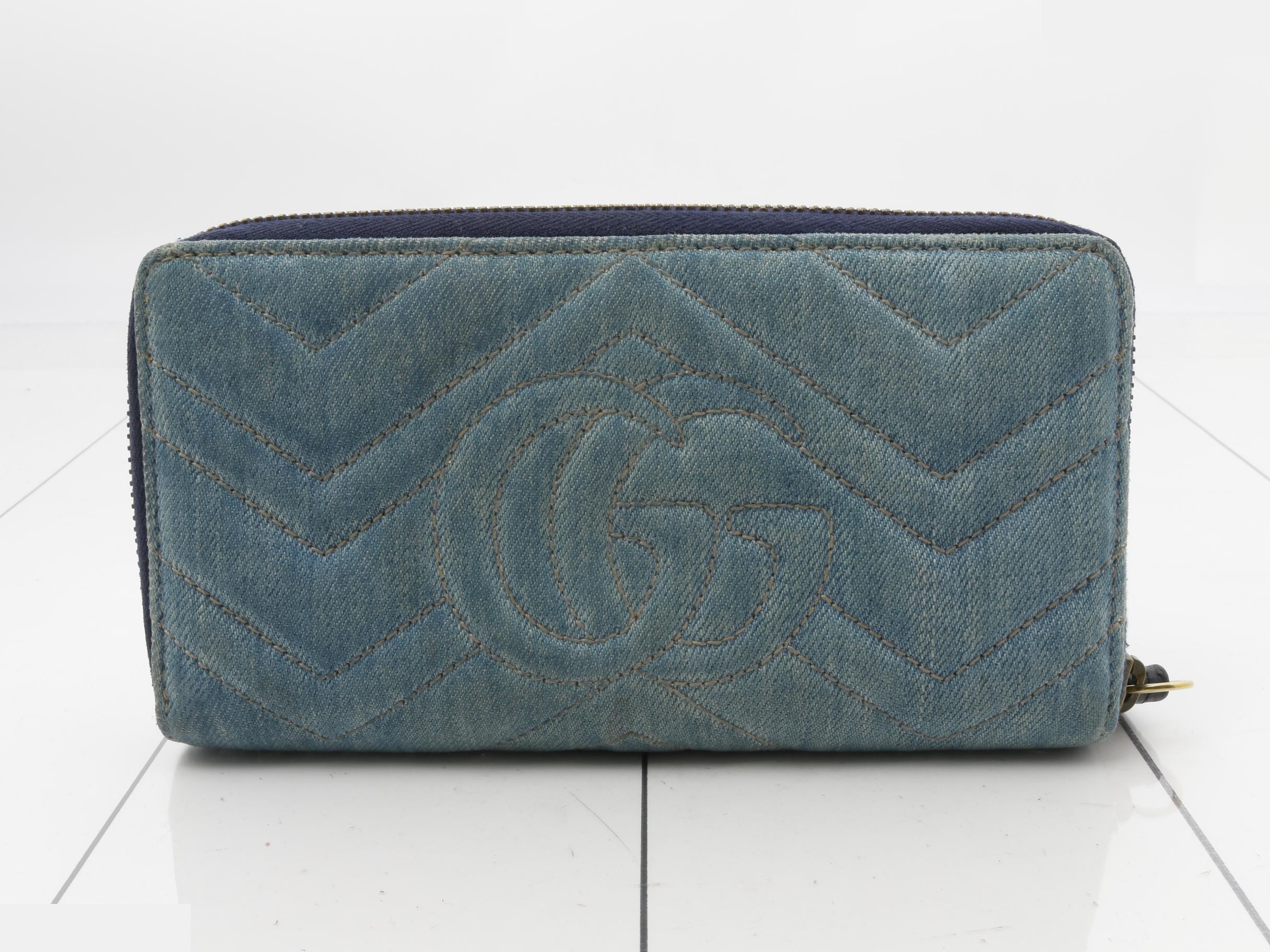 GG Marmont Pearl Round Zip Wallet — view 2