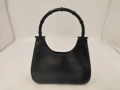 Bamboo Gucci Handbag Leather Bamboo Handbag