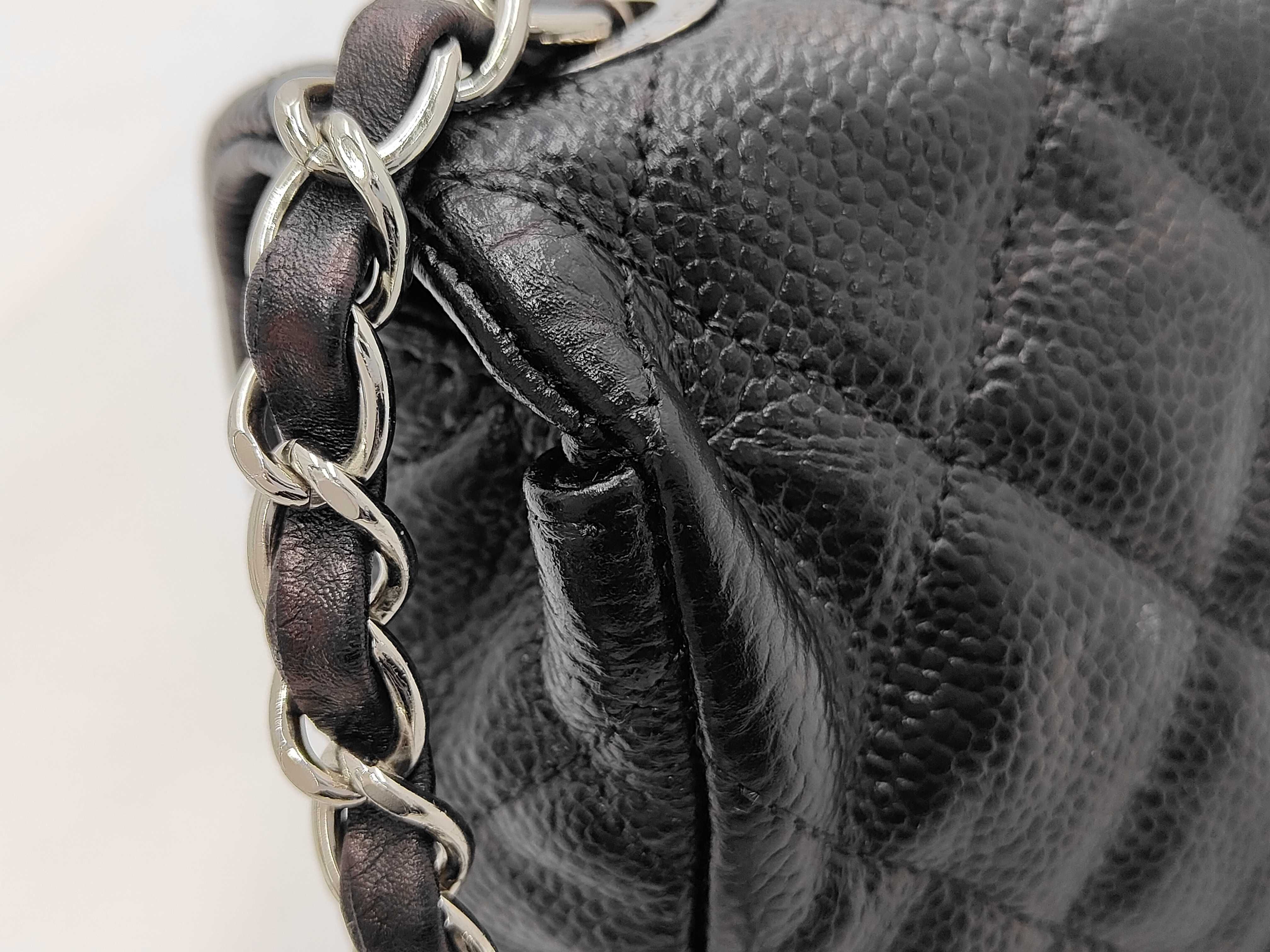 Caviar Skin Double Chain Shoulder Bag (Shoulder Bag) — view 15