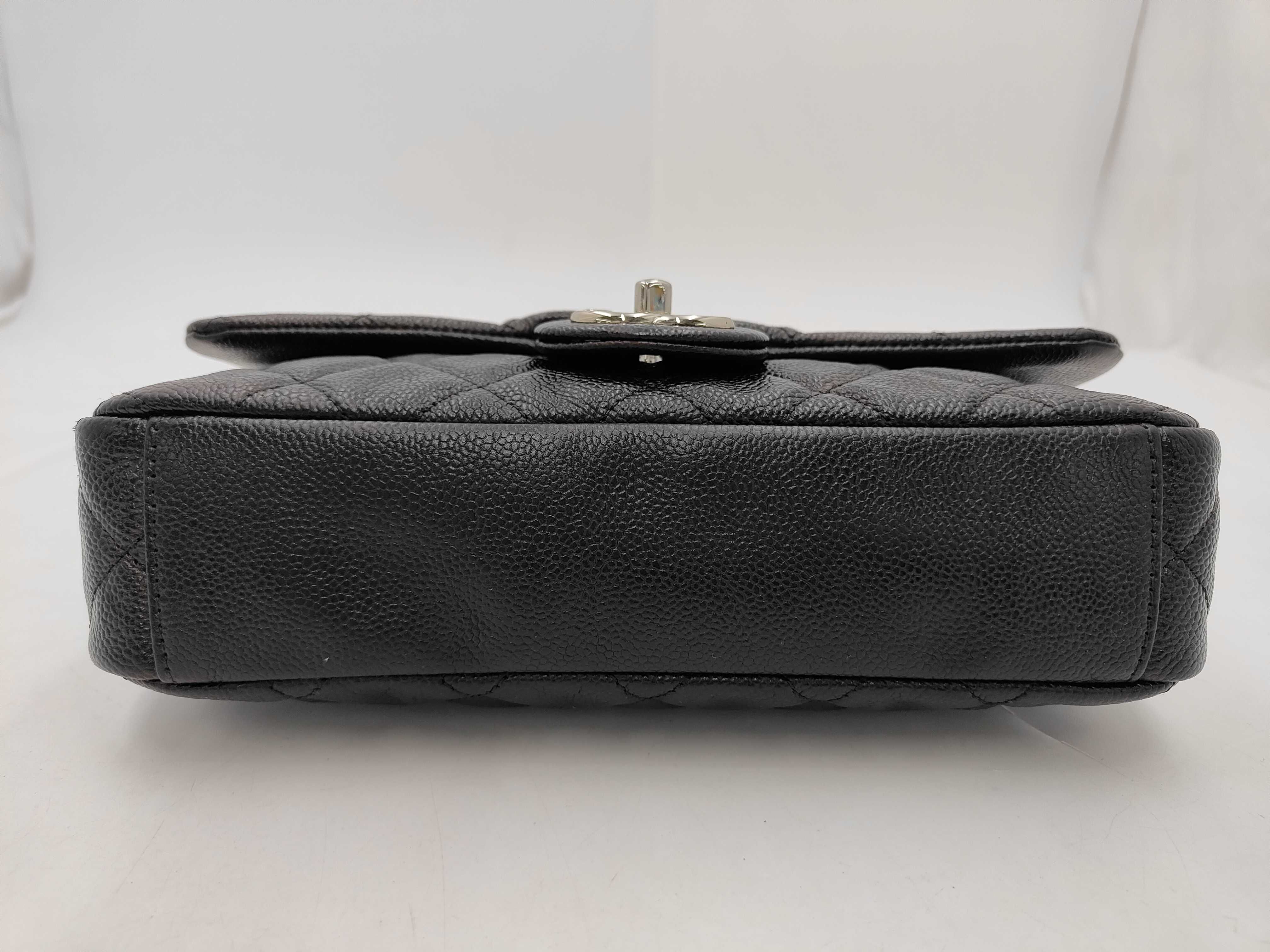 Caviar Skin Double Chain Shoulder Bag (Shoulder Bag) — view 6