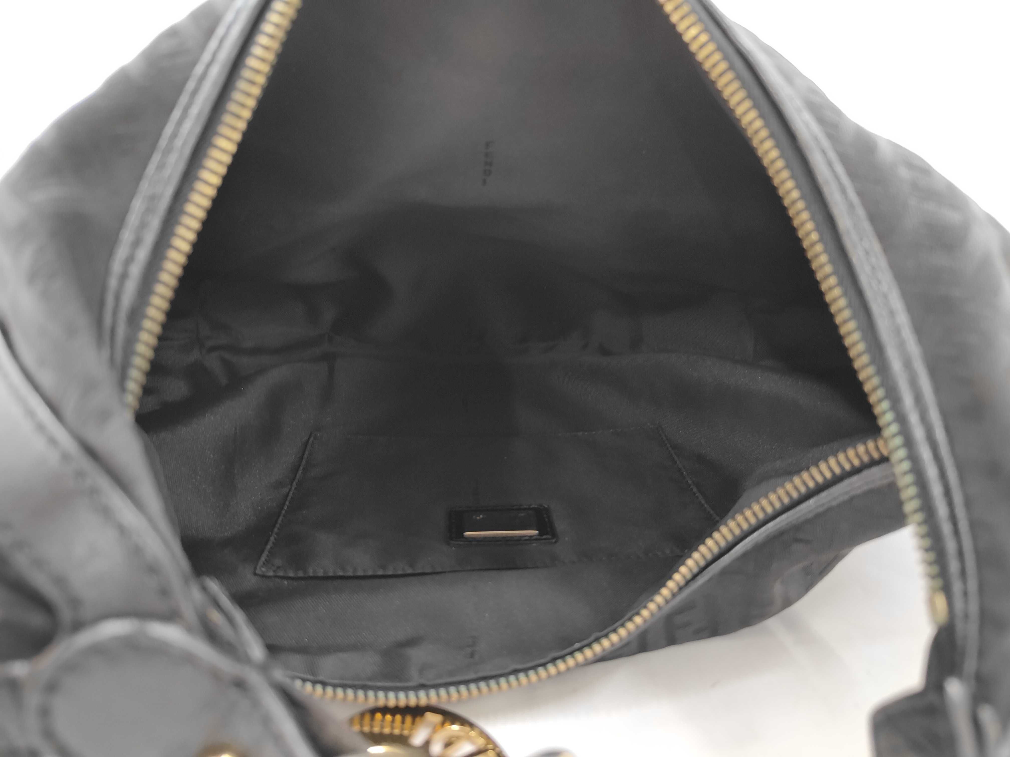 Zucca Pattern Shoulder Bag, One-Shoulder Bag with Charm — view 9