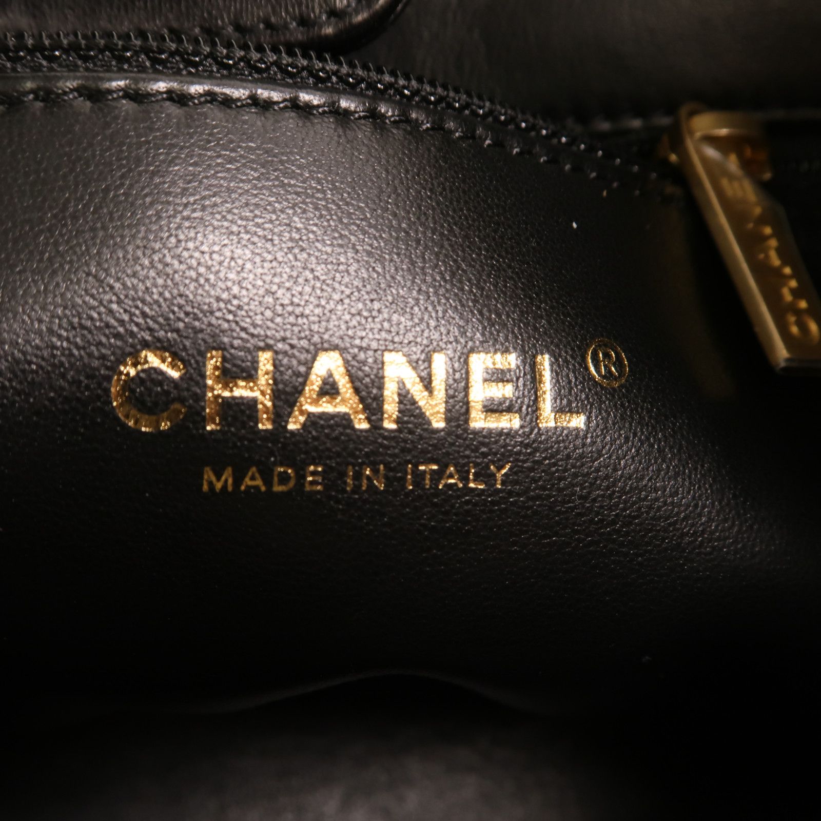 Chaine Lettre Small Bucket Bag — view 6