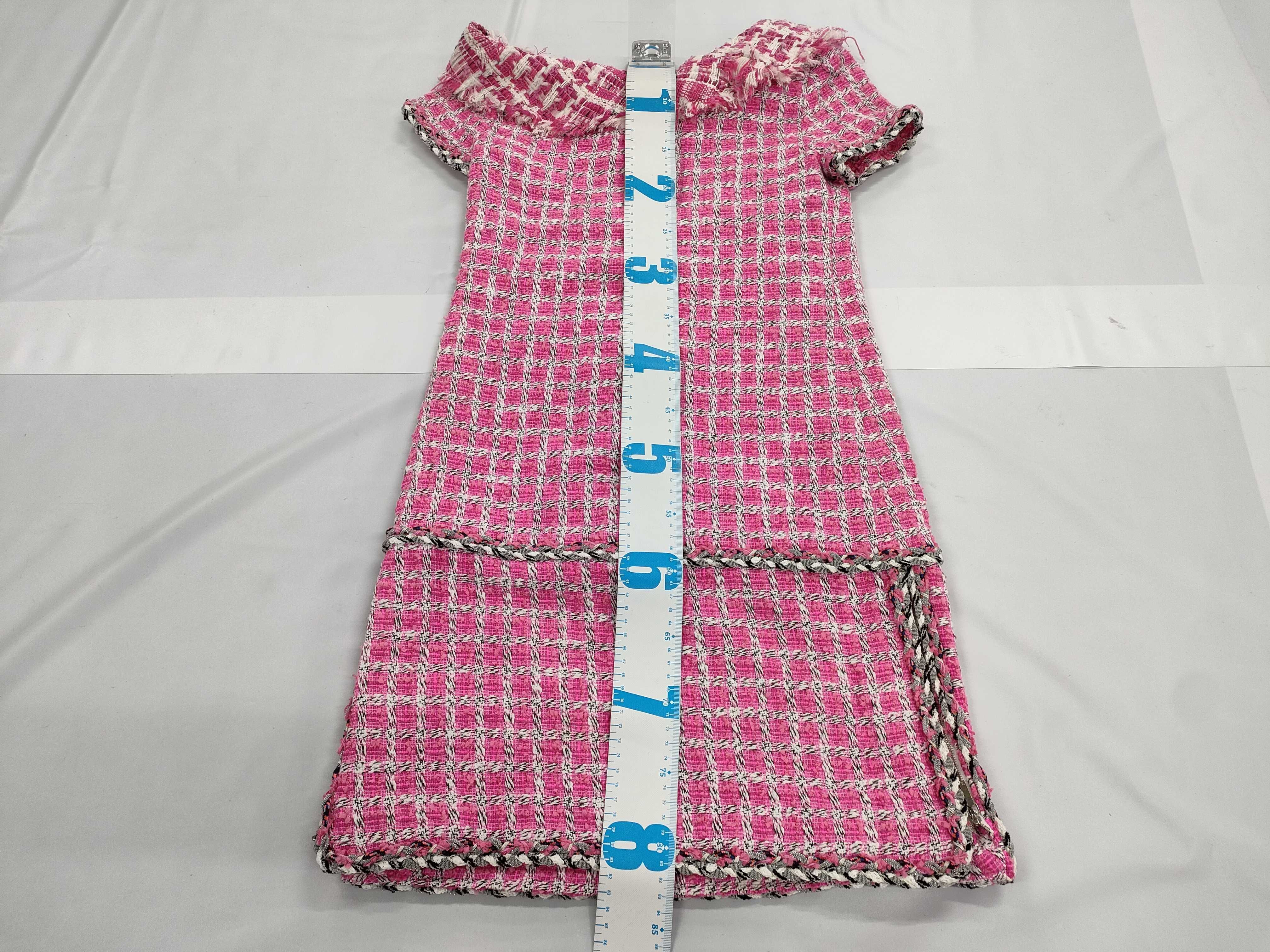 Pink Tweed Dress, Size 34 — view 2