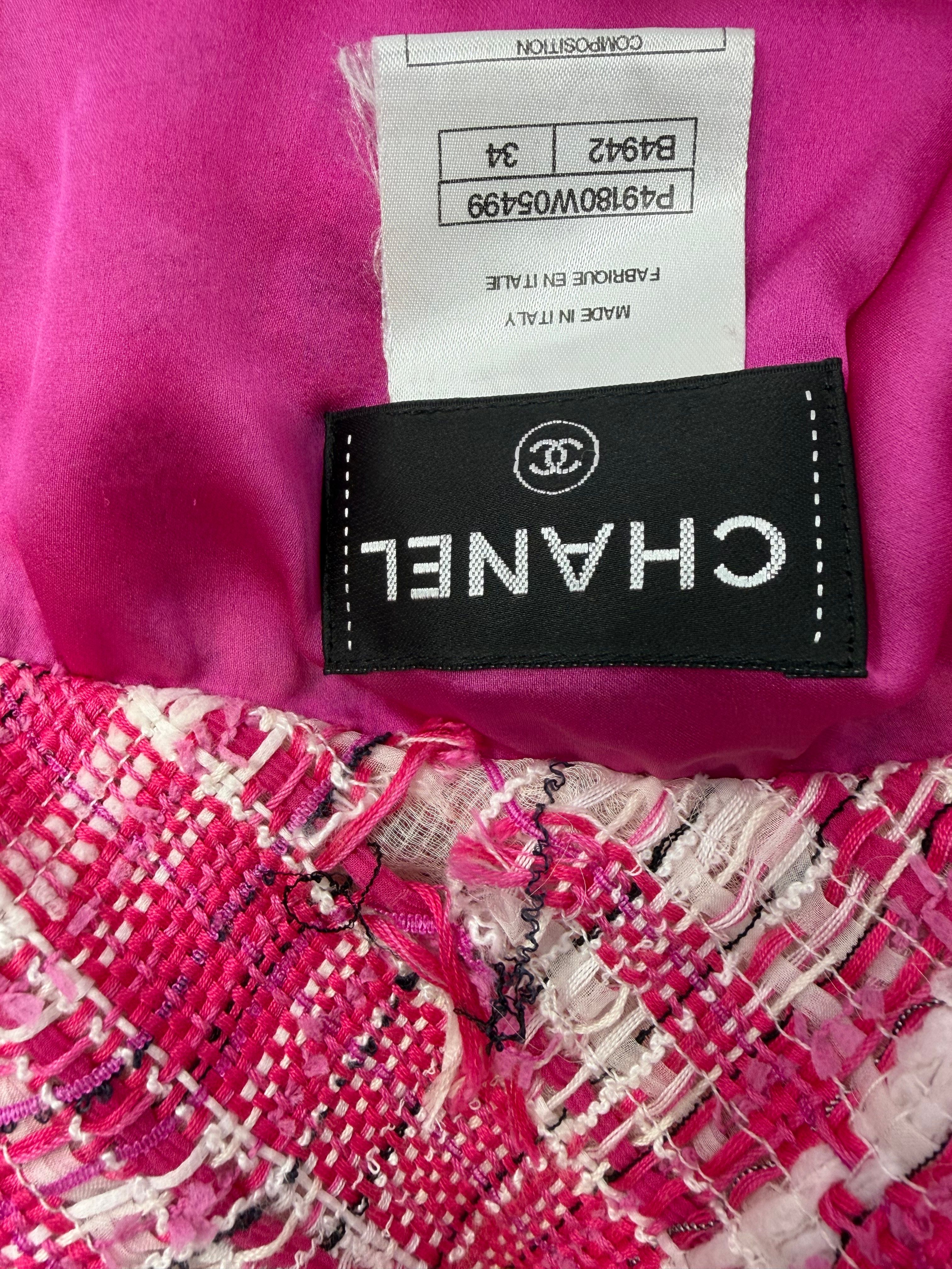 Pink Tweed Dress, Size 34 — view 12