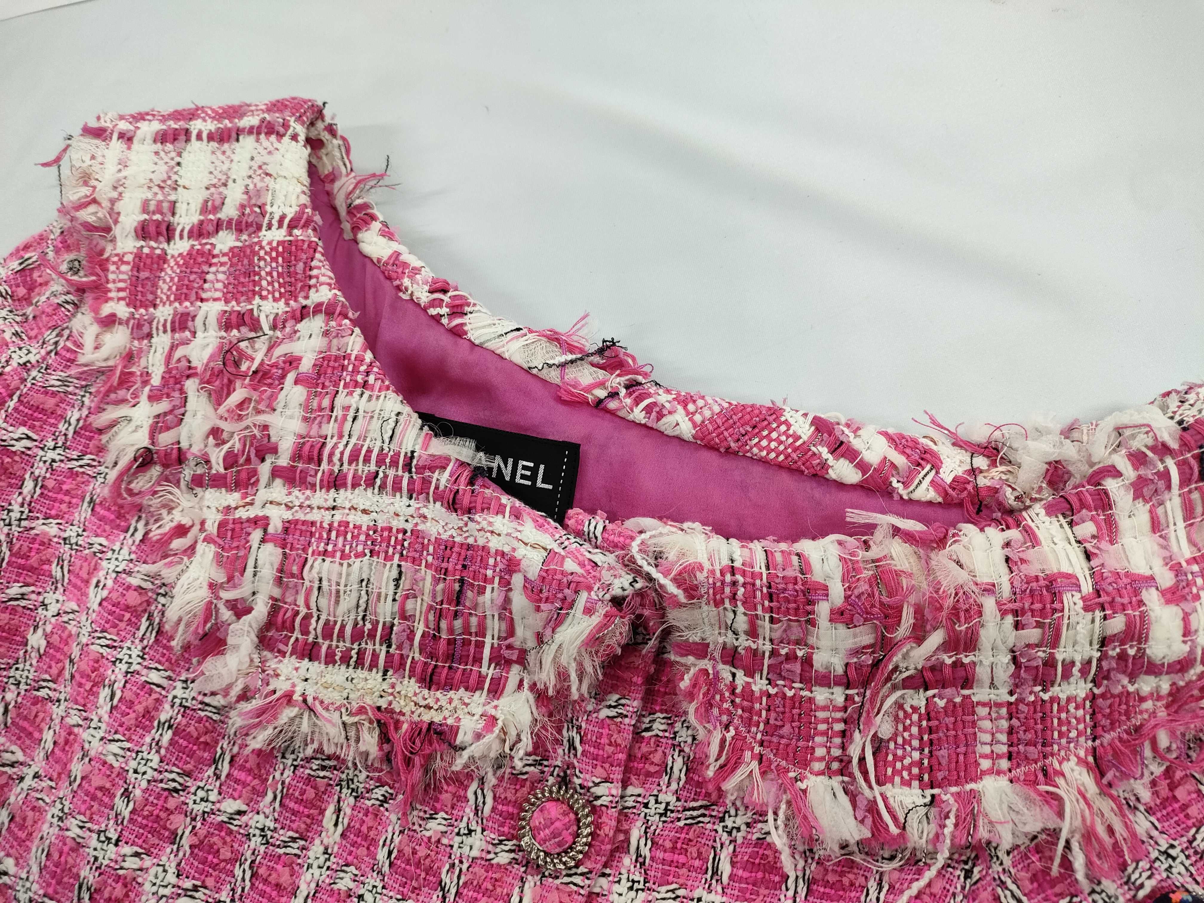 Pink Tweed Dress, Size 34 — view 6