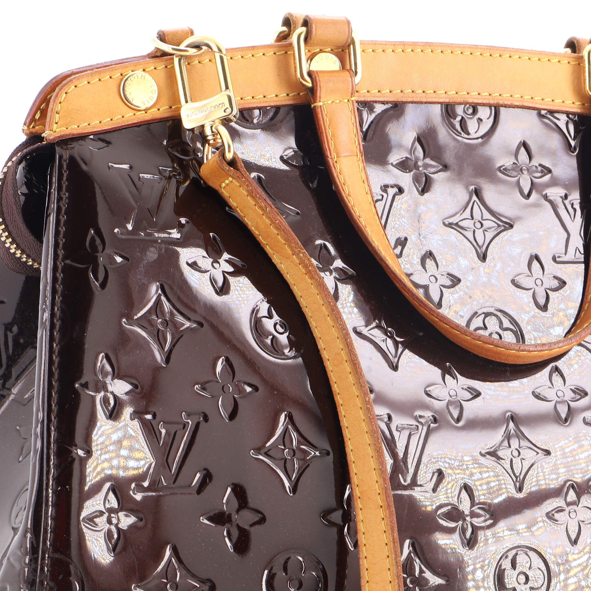 Brea Handbag Monogram Vernis Mm — view 6