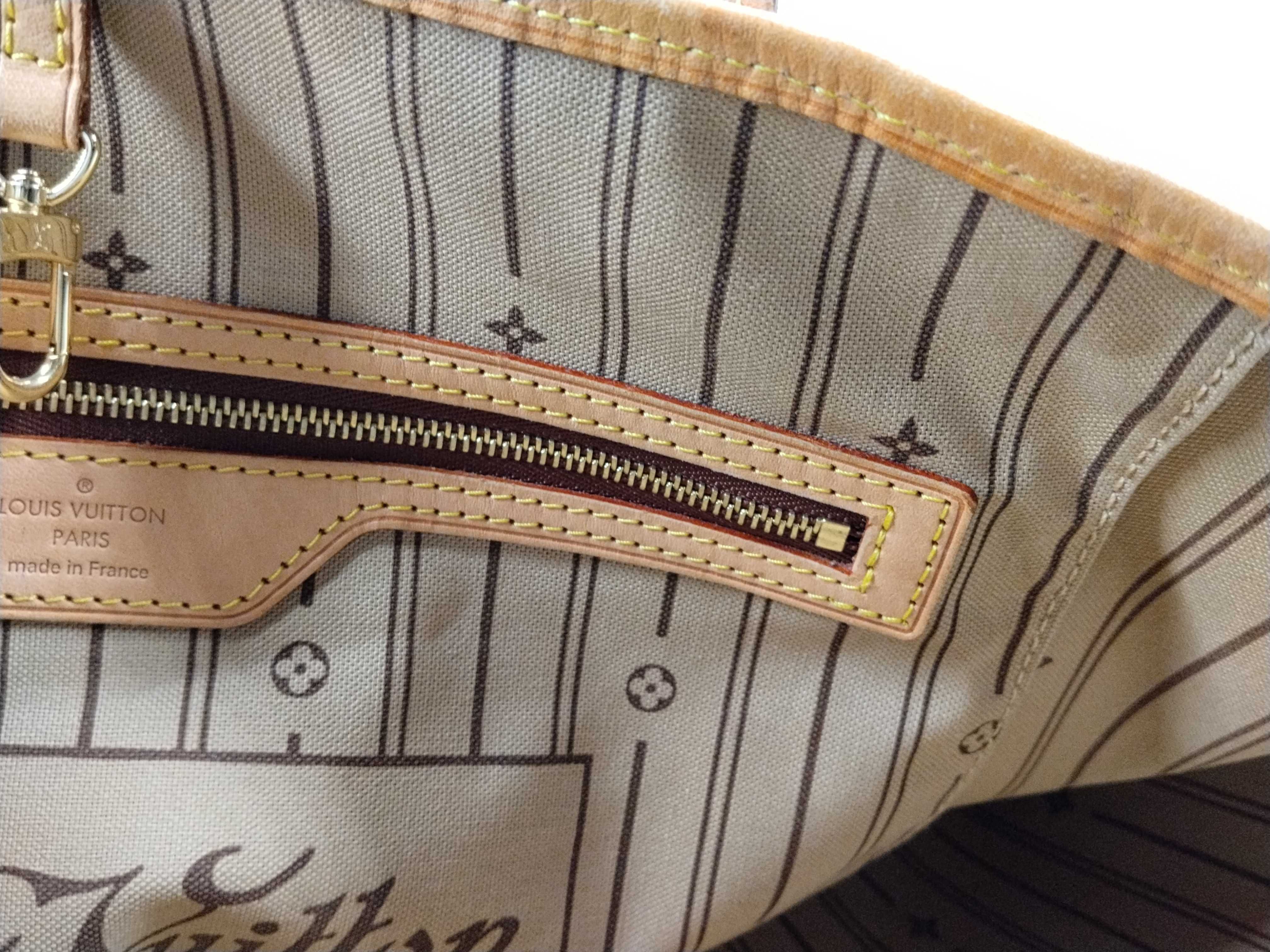 Monogram M40157 Neverfull GM (older model), without pouch, with initials, tote bag. — view 15