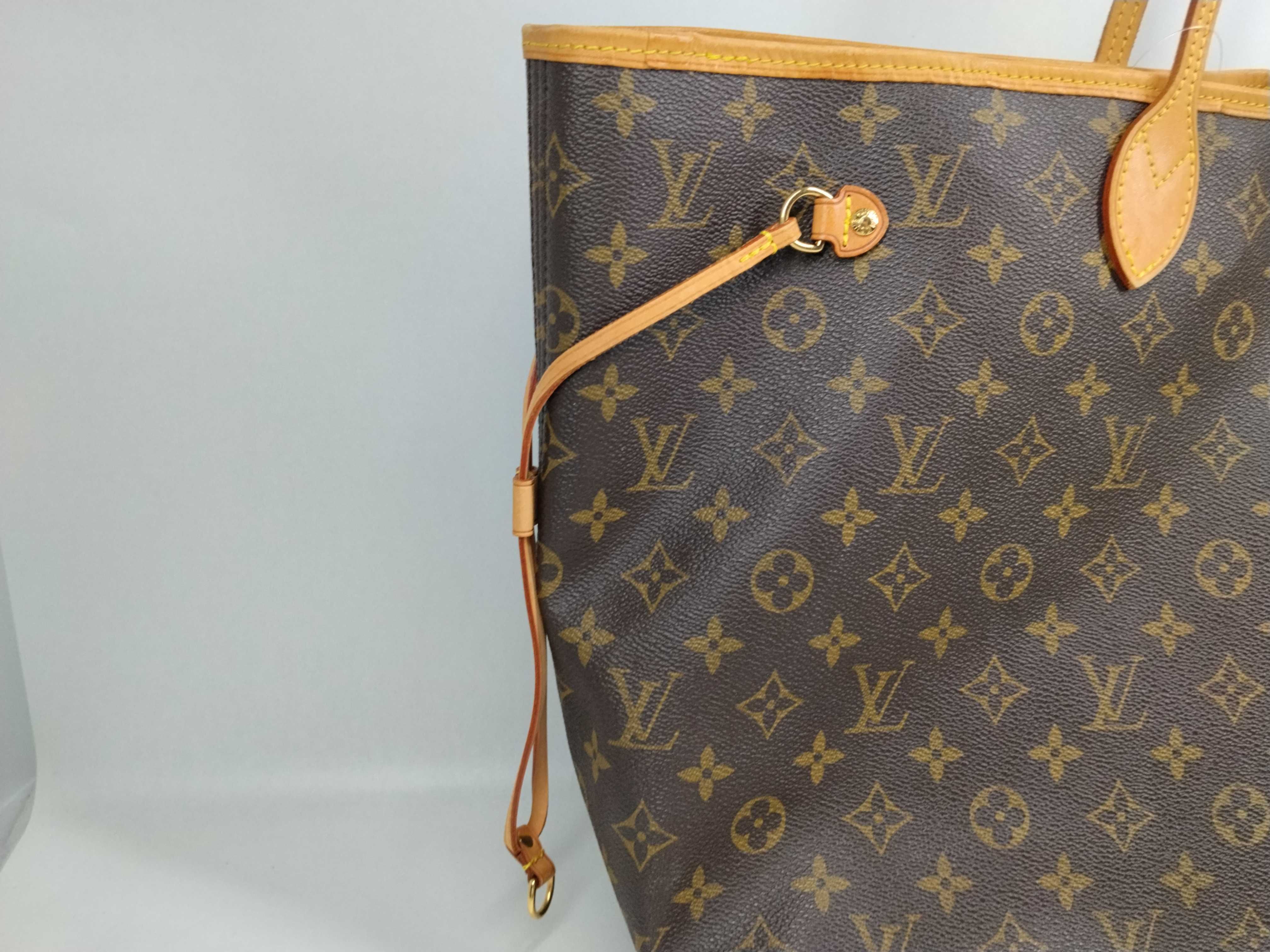 Monogram M40157 Neverfull GM (older model), without pouch, with initials, tote bag. — view 5