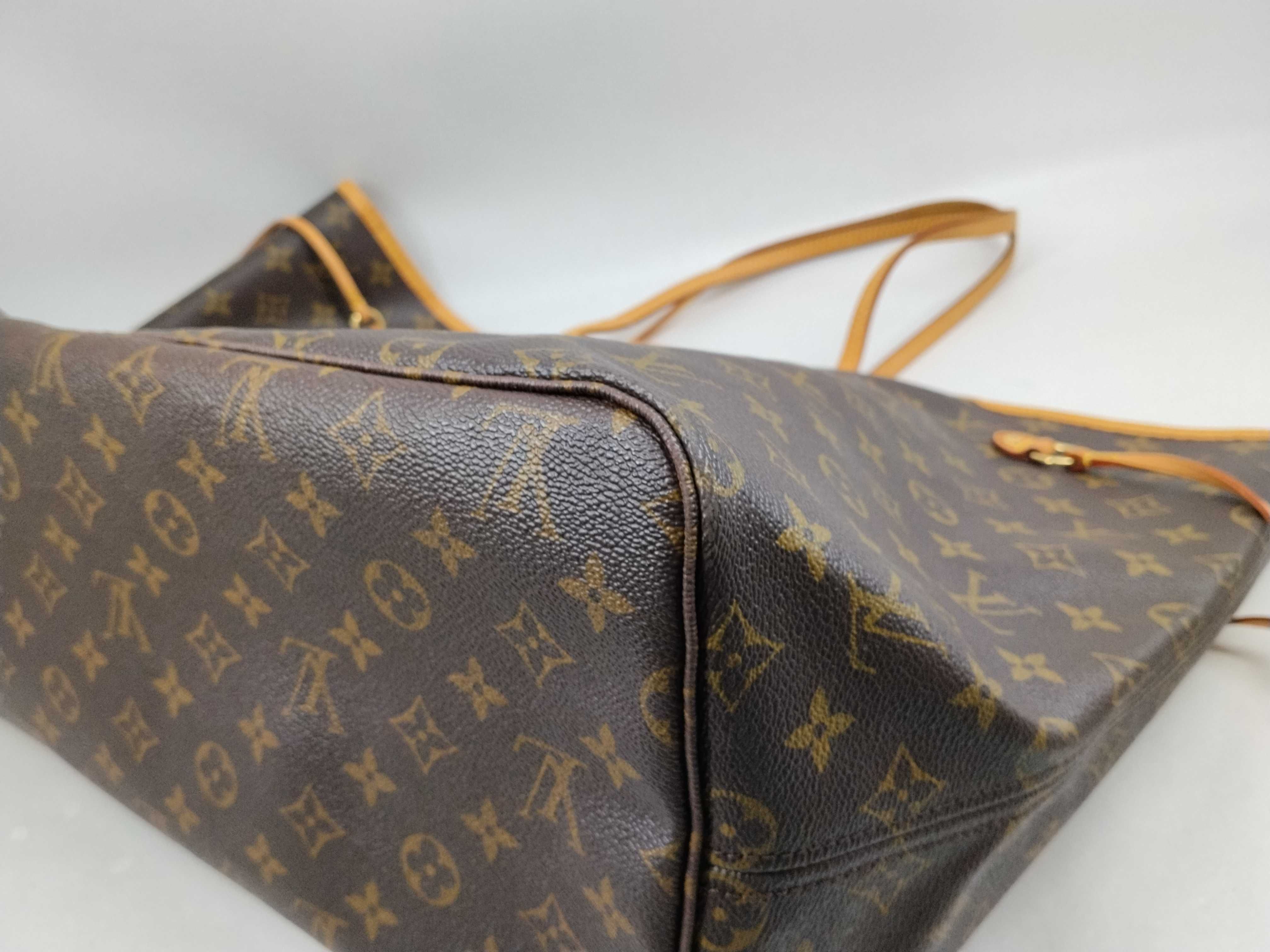 Monogram M40157 Neverfull GM (older model), without pouch, with initials, tote bag. — view 7