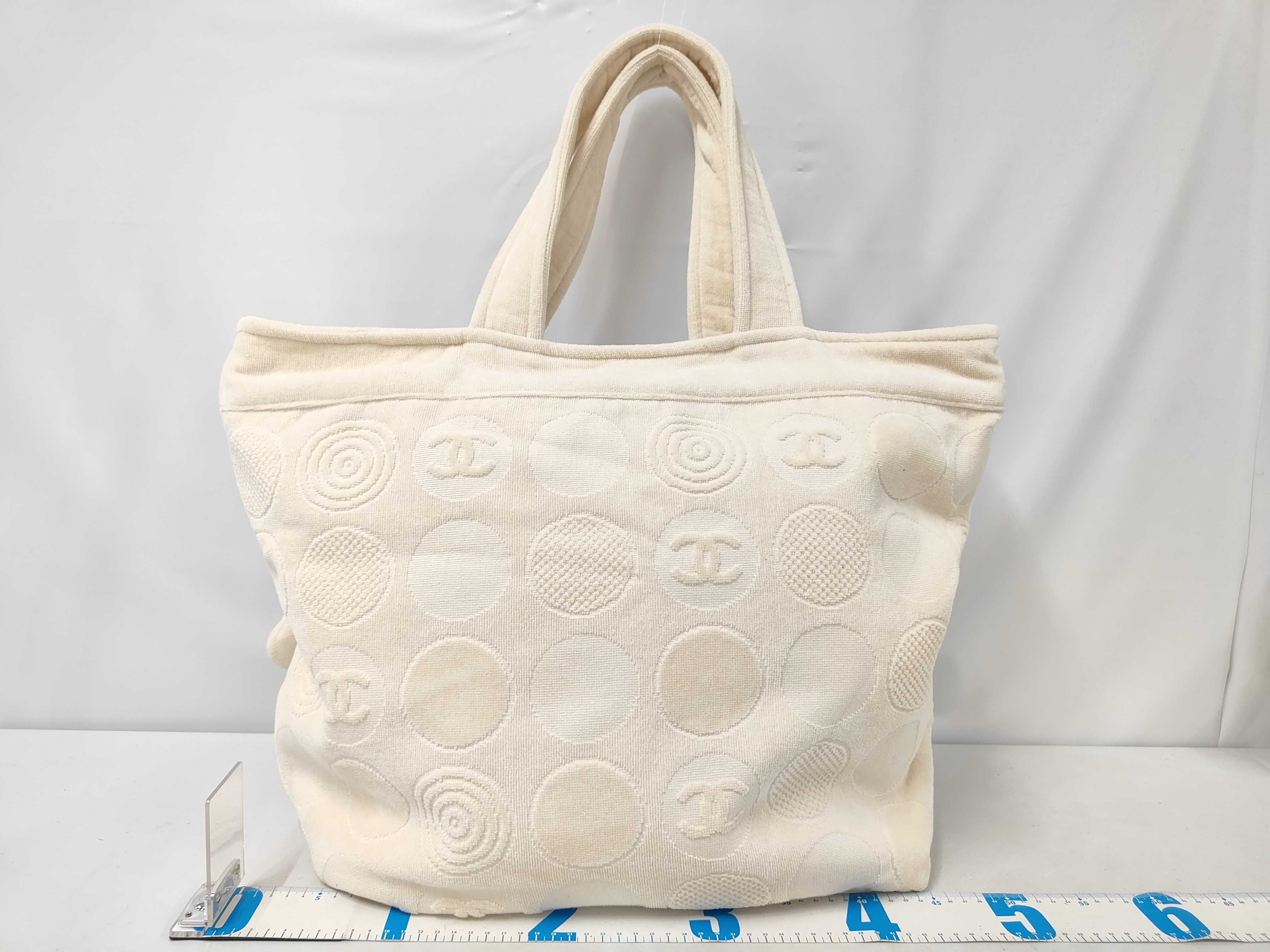 Towel Bag with Pouch, Coco Mark Tote Bag — view 2