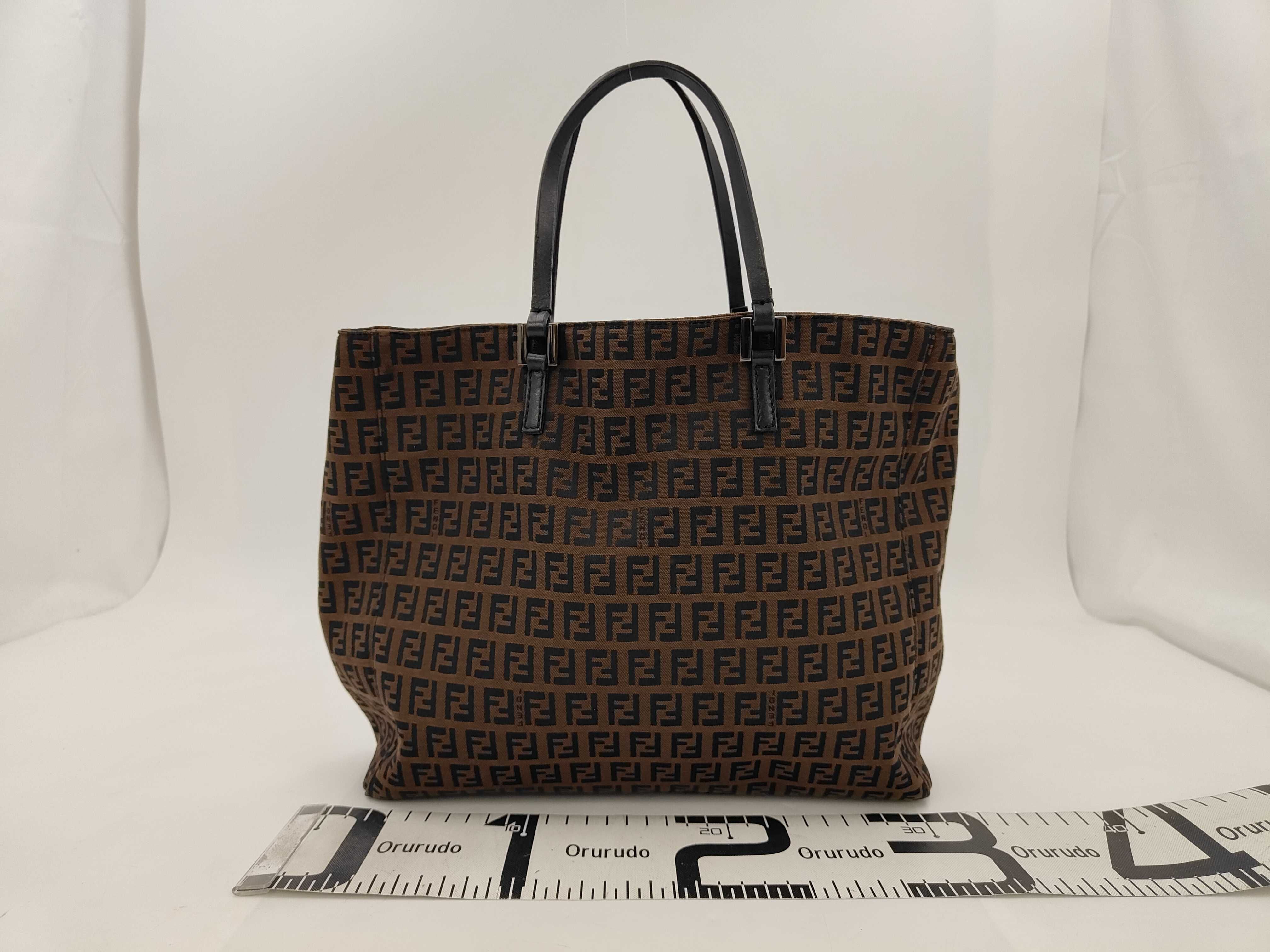 Zucca pattern Fendi Zucchino handbag tote bag — view 2