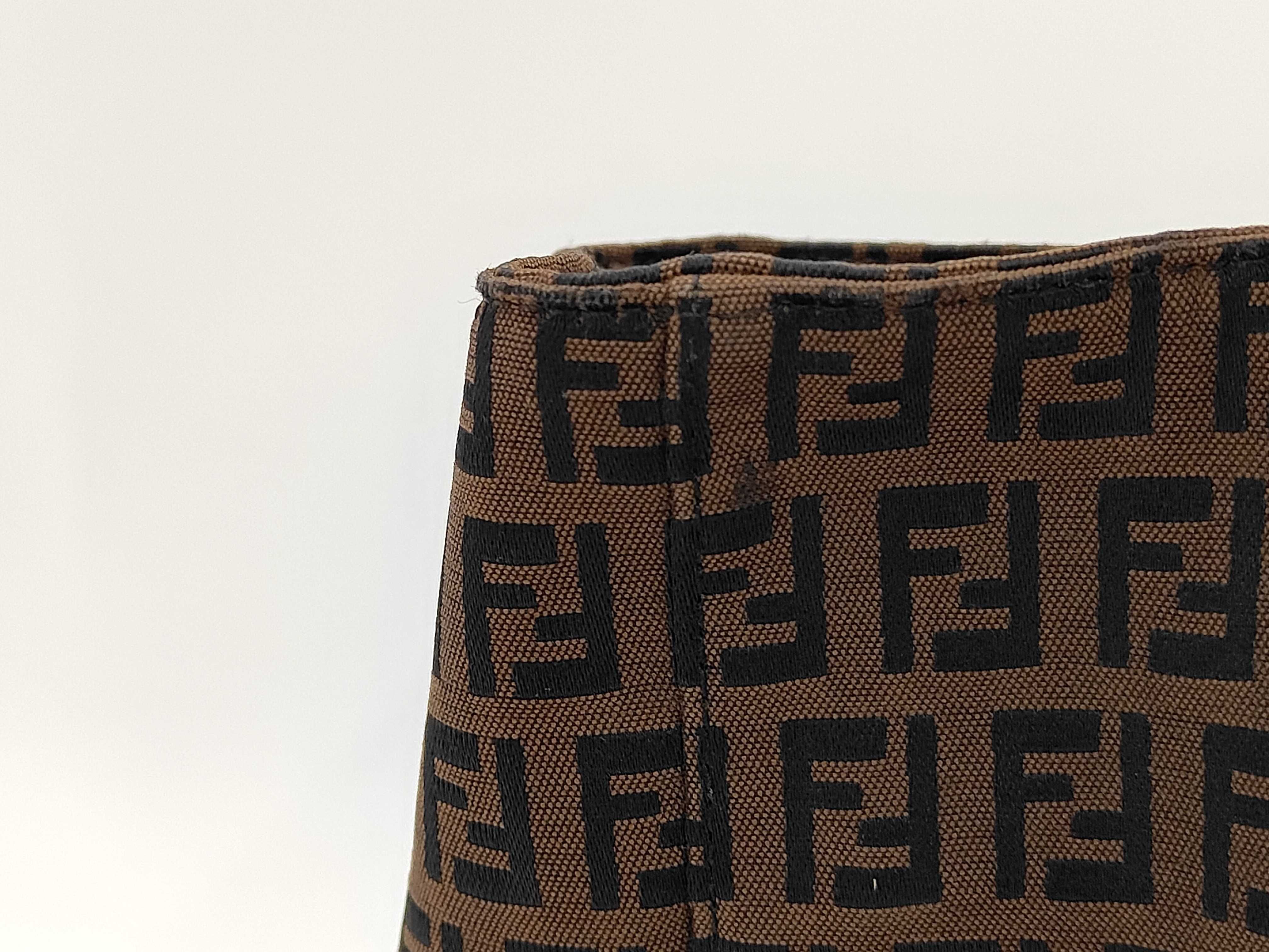 Zucca pattern Fendi Zucchino handbag tote bag — view 4