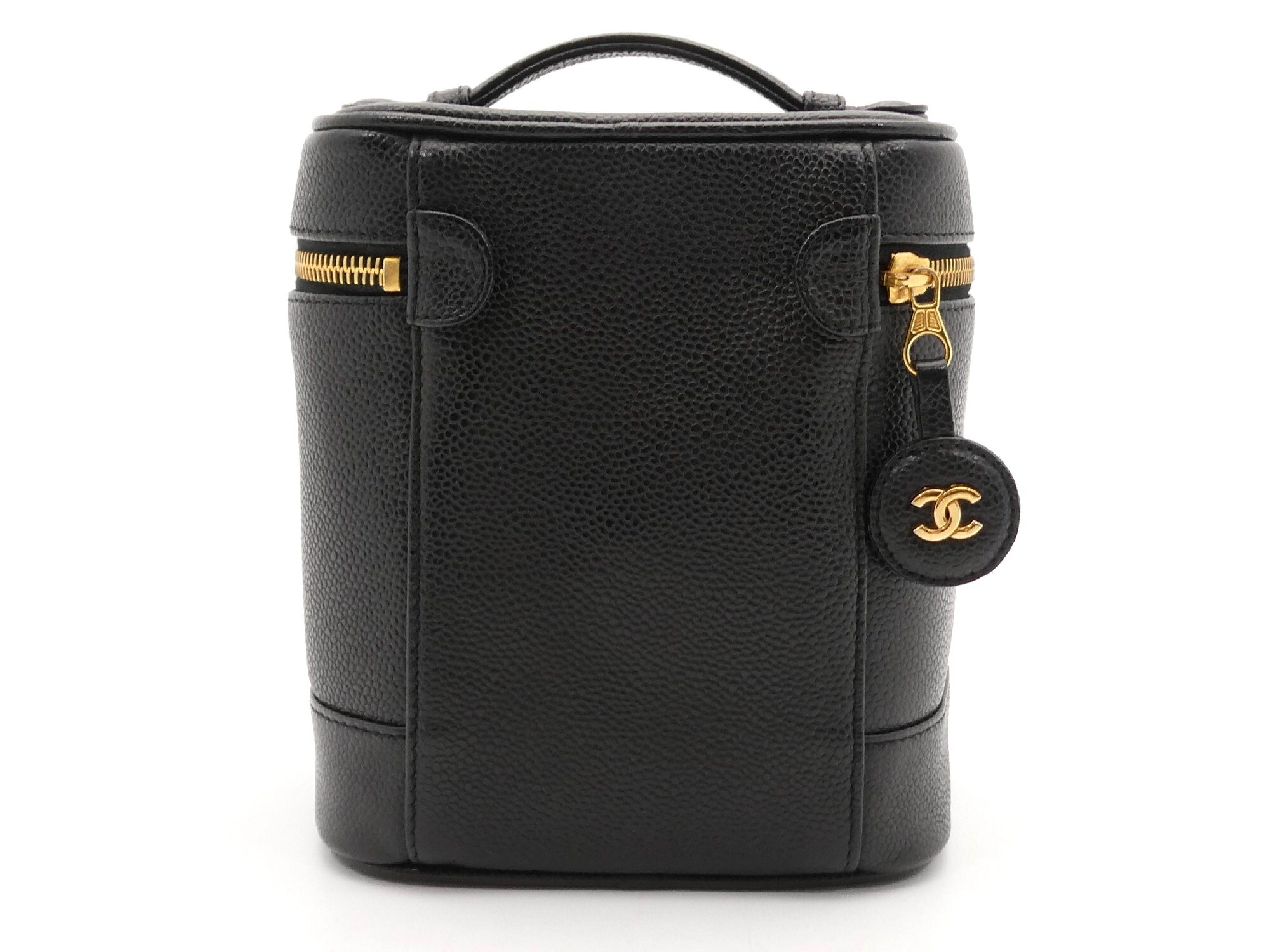 Coco Mark Caviar Skin Vanity Bag — view 2