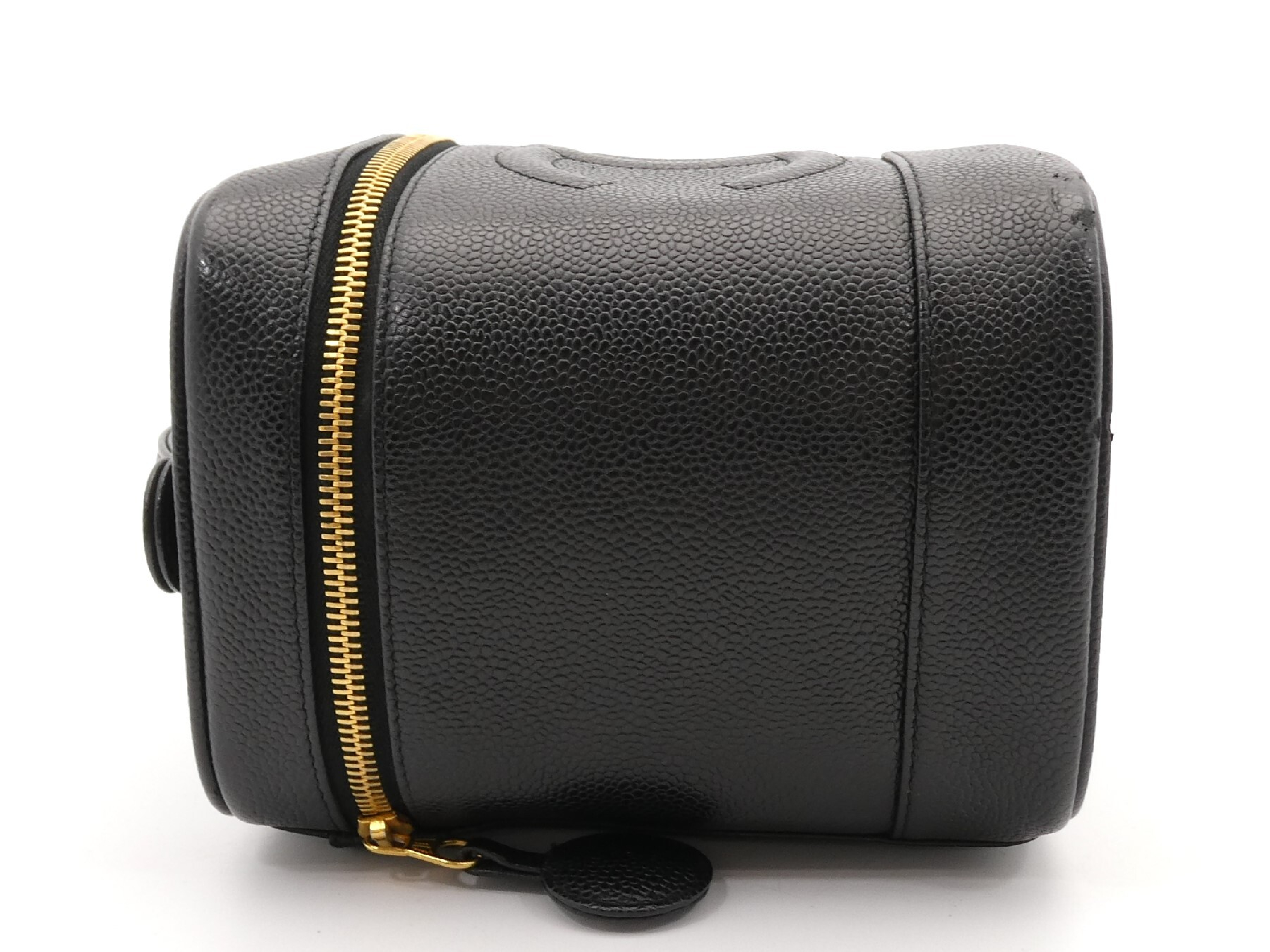 Coco Mark Caviar Skin Vanity Bag — view 3