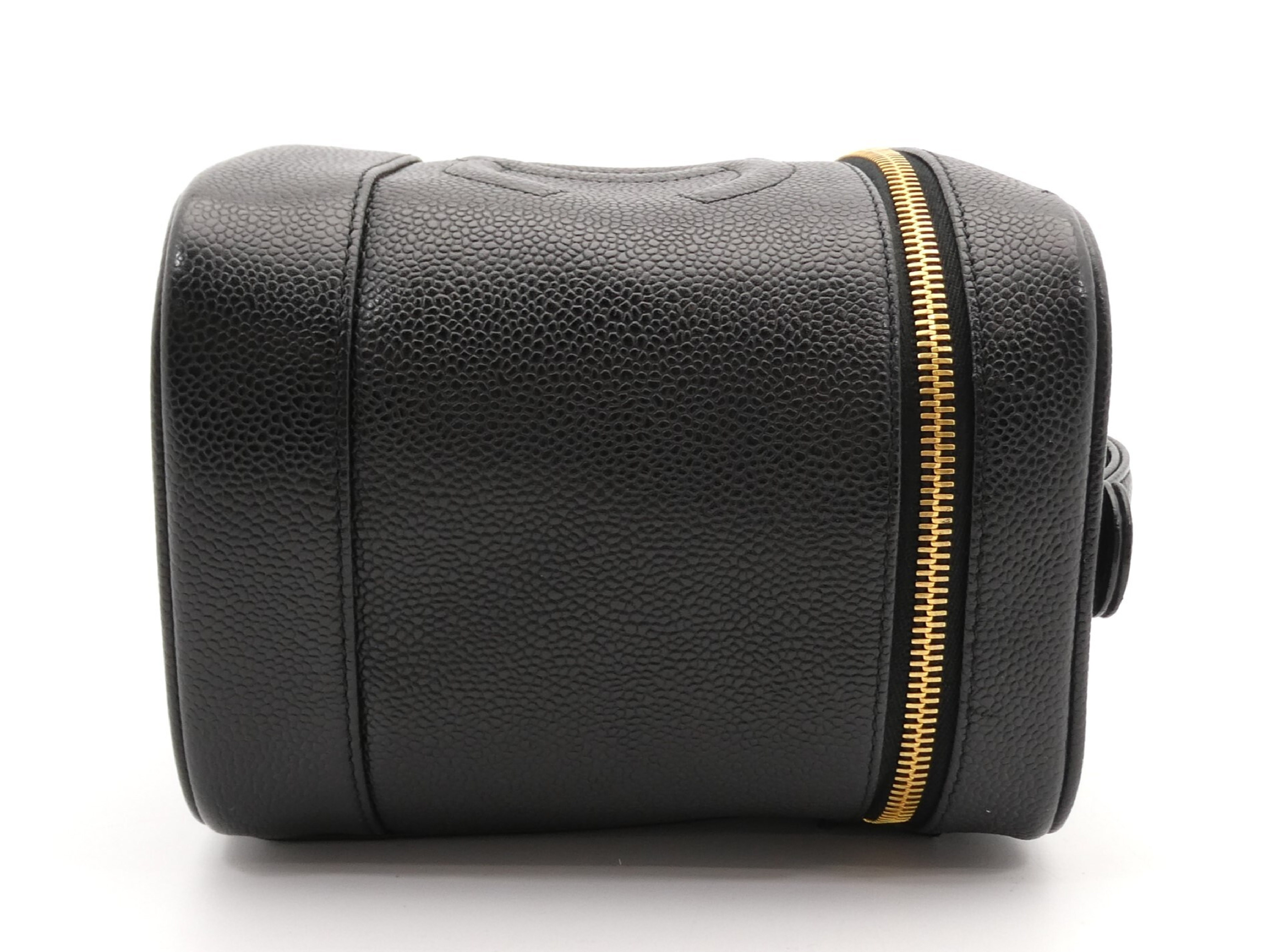 Coco Mark Caviar Skin Vanity Bag — view 4
