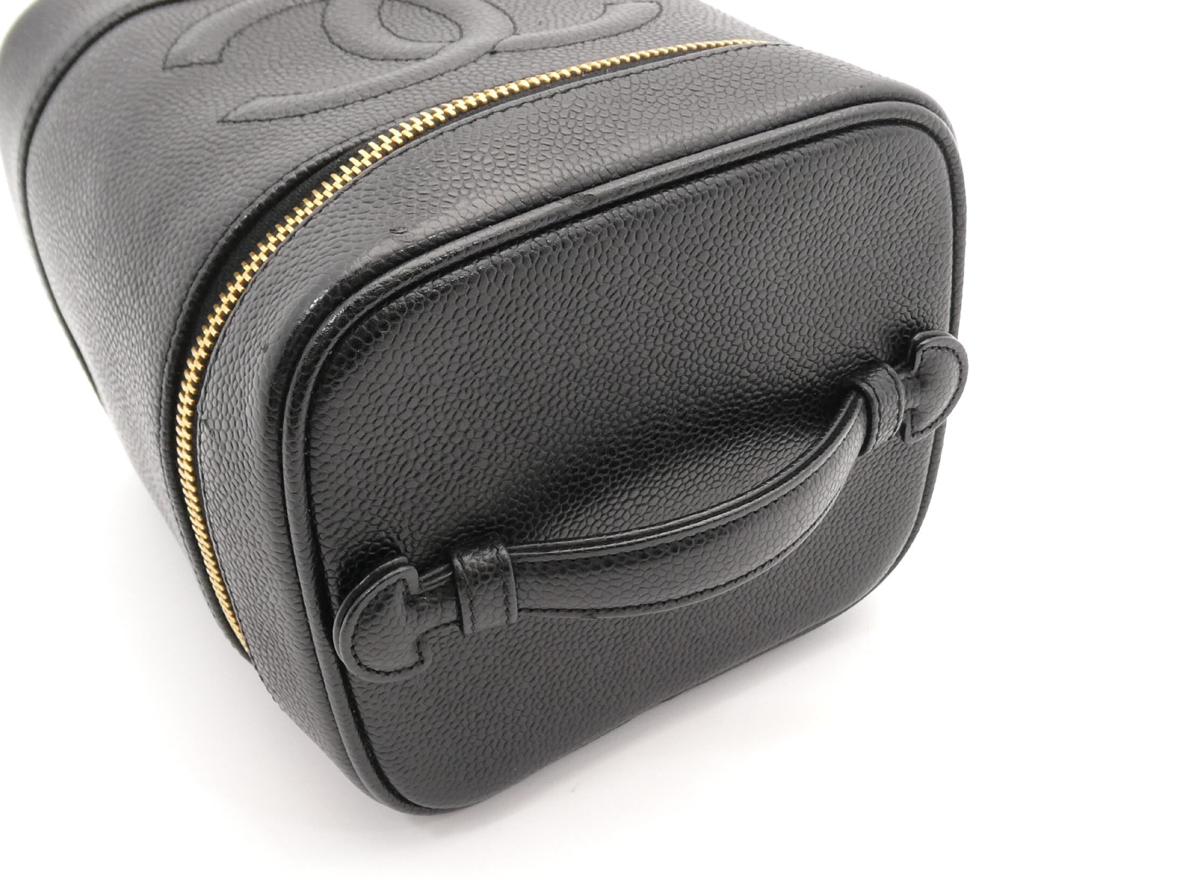 Coco Mark Caviar Skin Vanity Bag — view 6