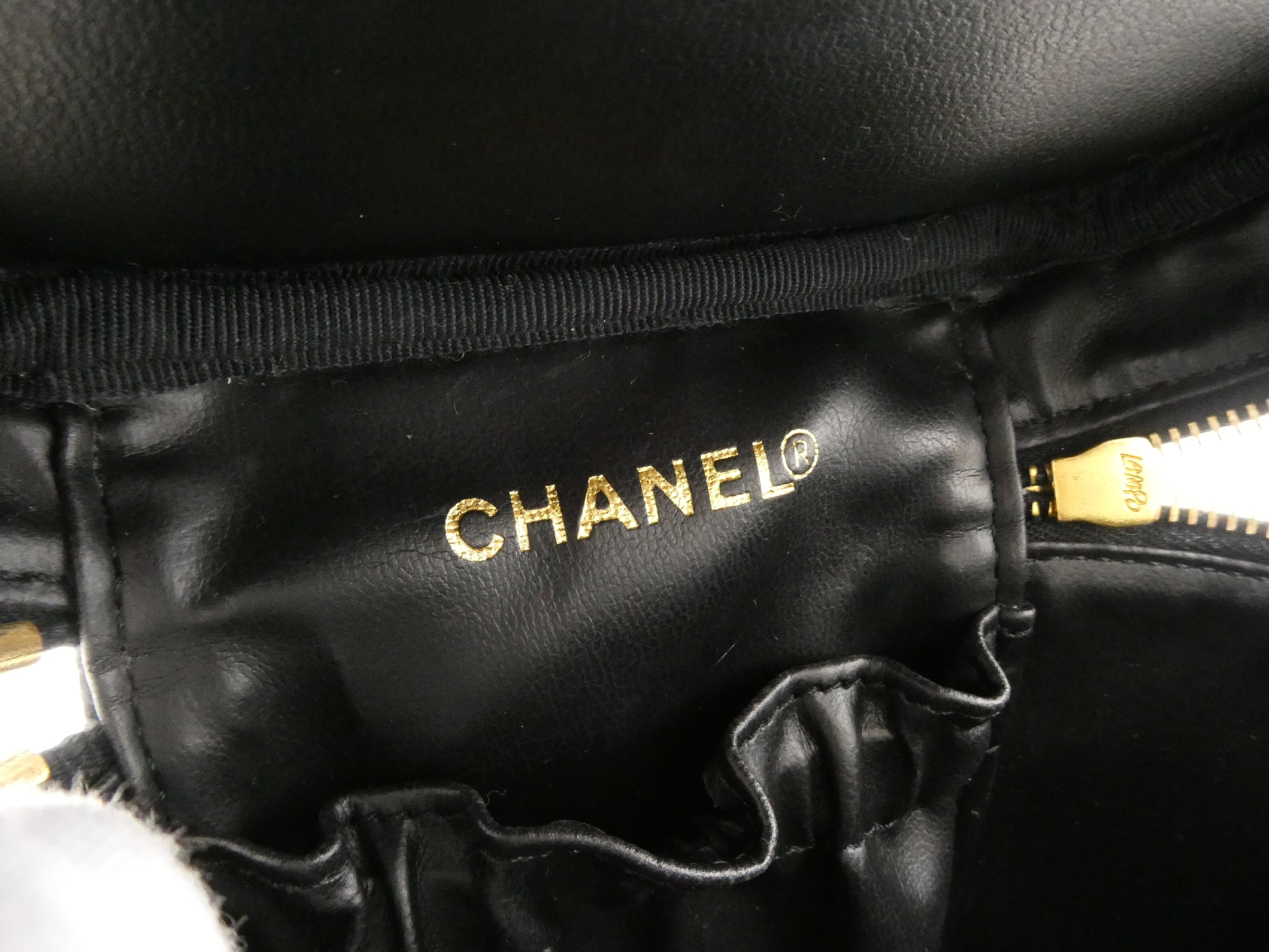 Coco Mark Caviar Skin Vanity Bag — view 8