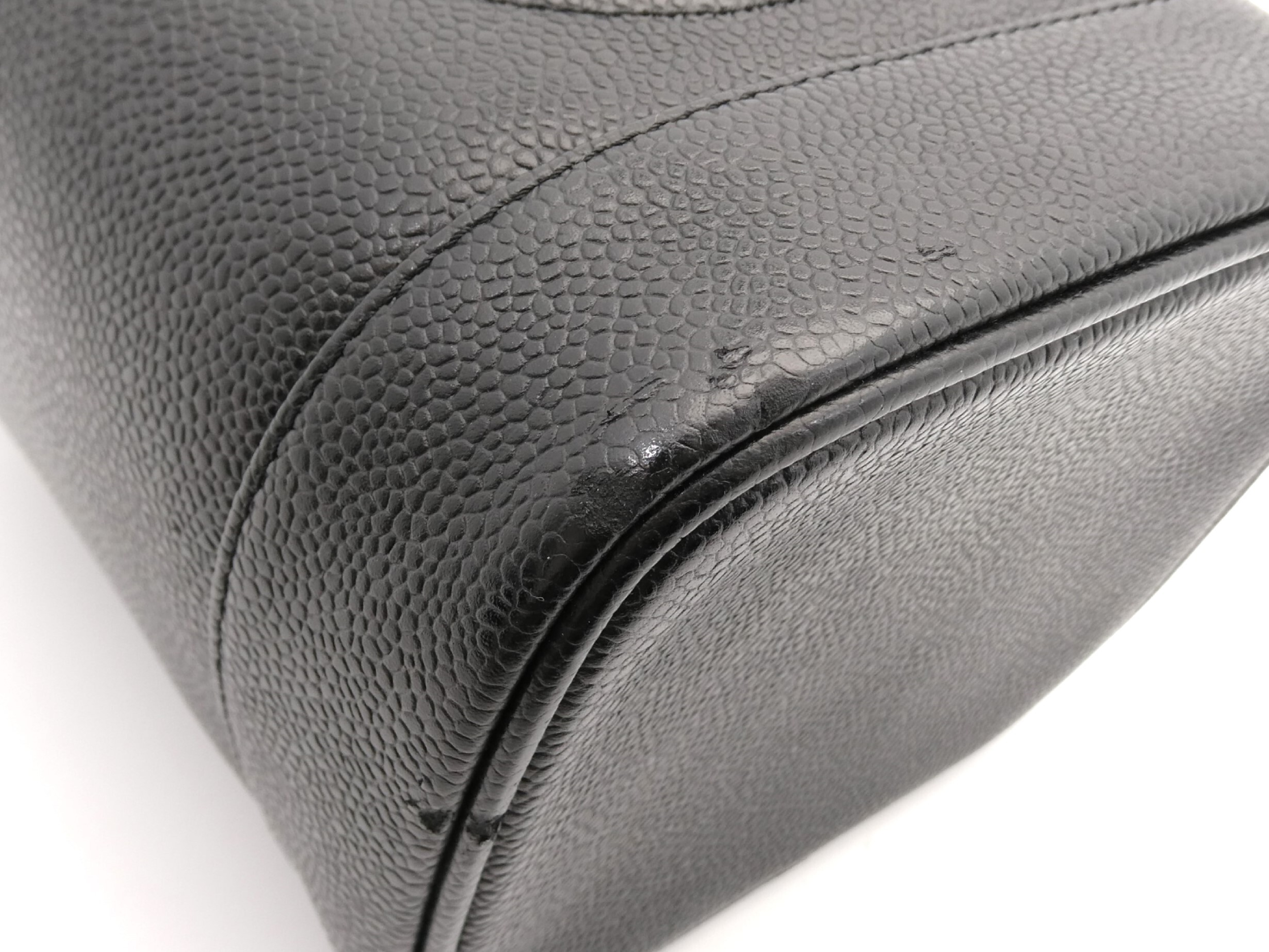 Coco Mark Caviar Skin Vanity Bag — view 10