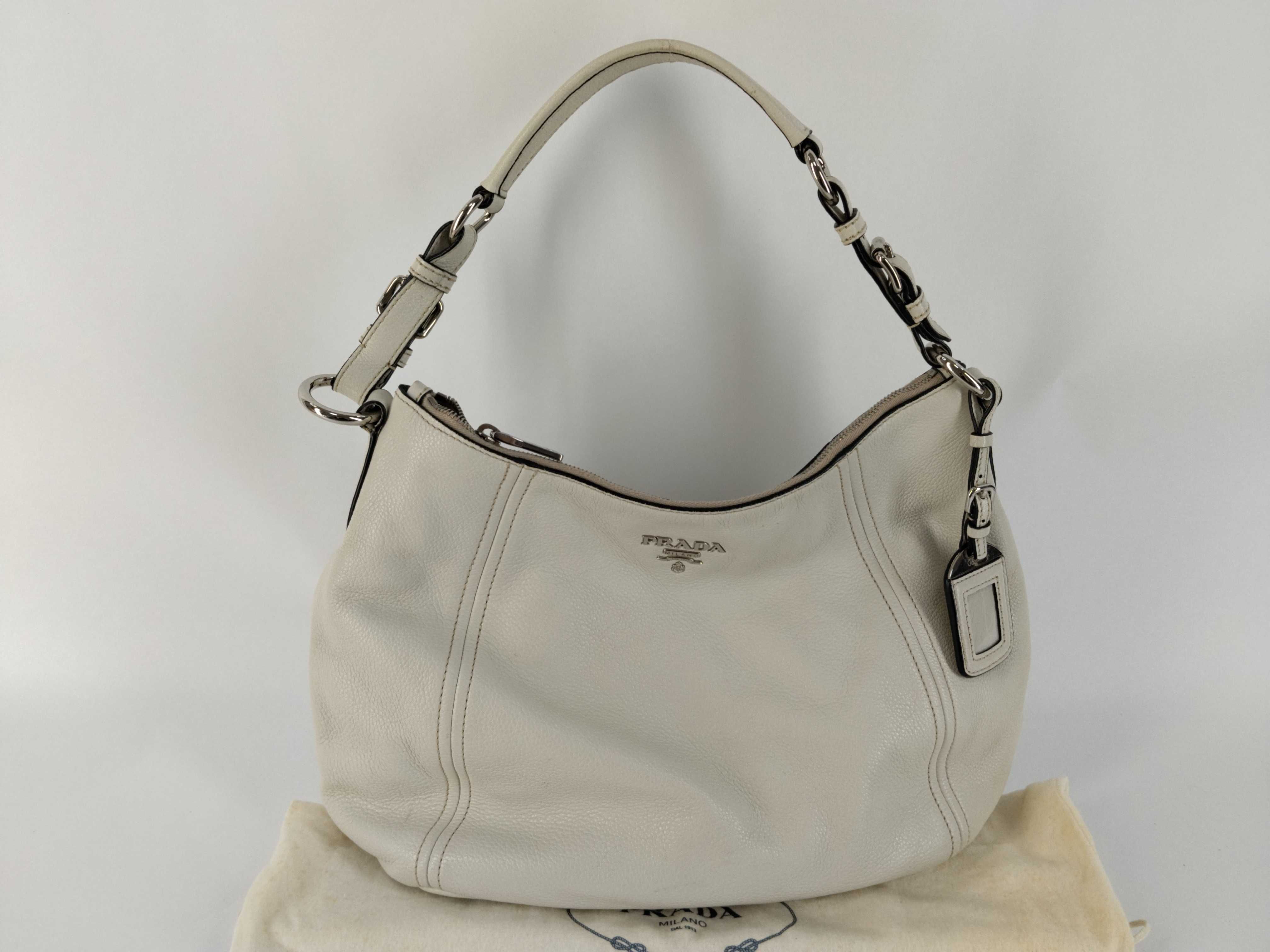 Leather Tote Bag White Tote Bag