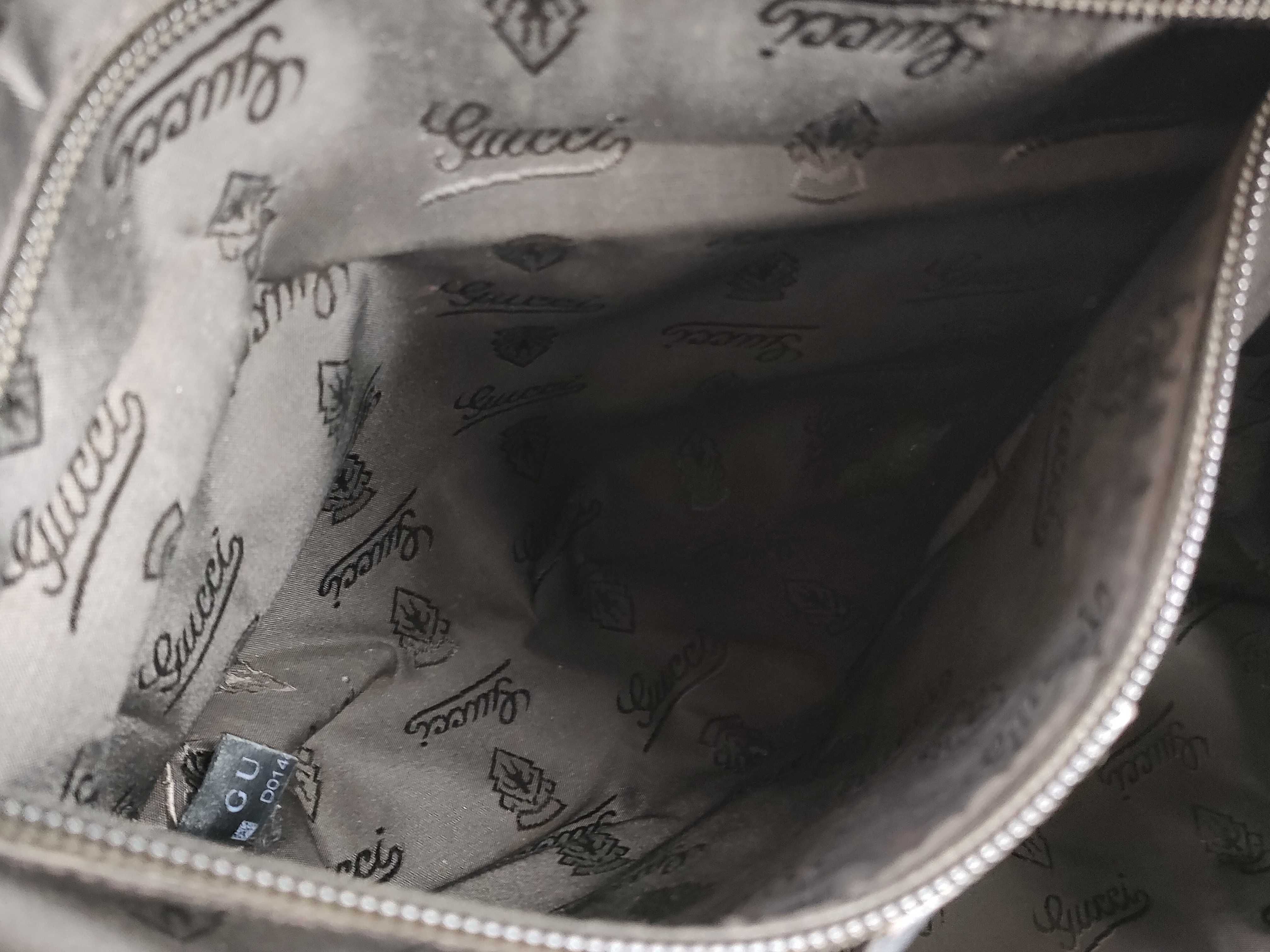 Shima GG Logo Leather Shopper Shoulder Bag Tote Bag — view 11