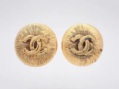 Earrings - Round / Coco Mark
