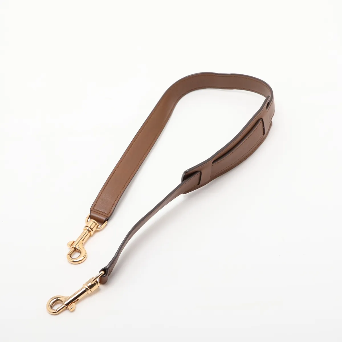 Trapeze Leather x Suede 2-Way Handbag Brown x Blue — view 7