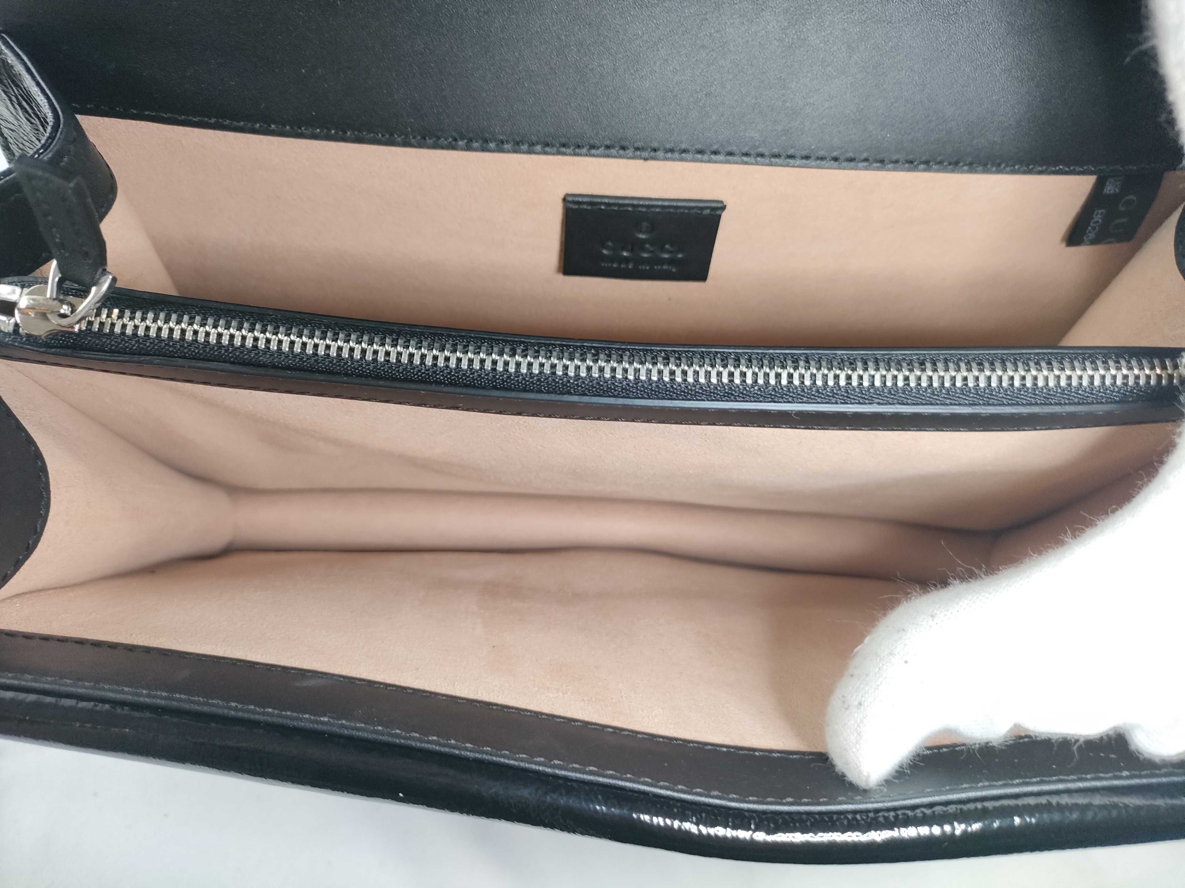 FR- GG Velvet Dionysus velour x patent leather Chain Shoulder Bag BLACK 4 Shoulder Bag — view 10
