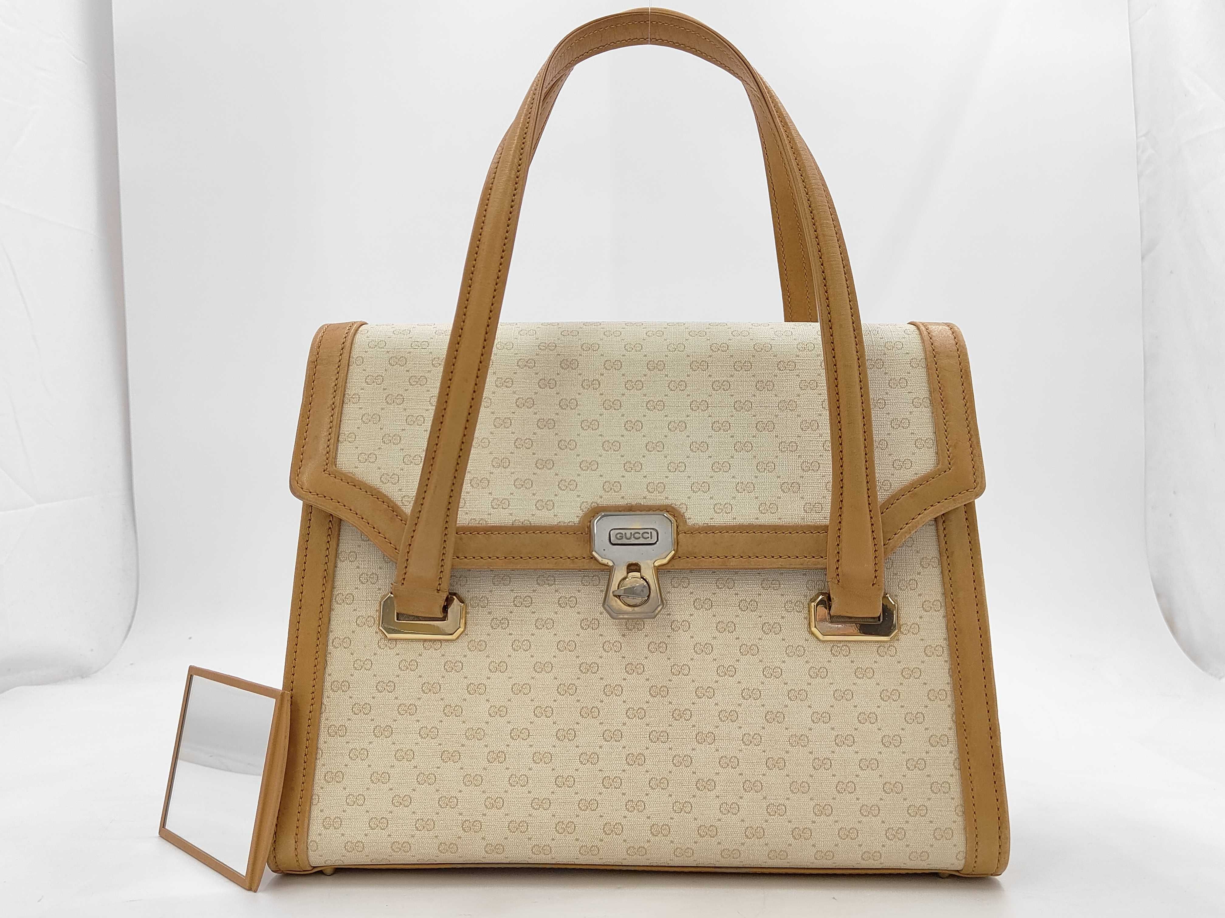 Old Gucci Handbag with Mirror