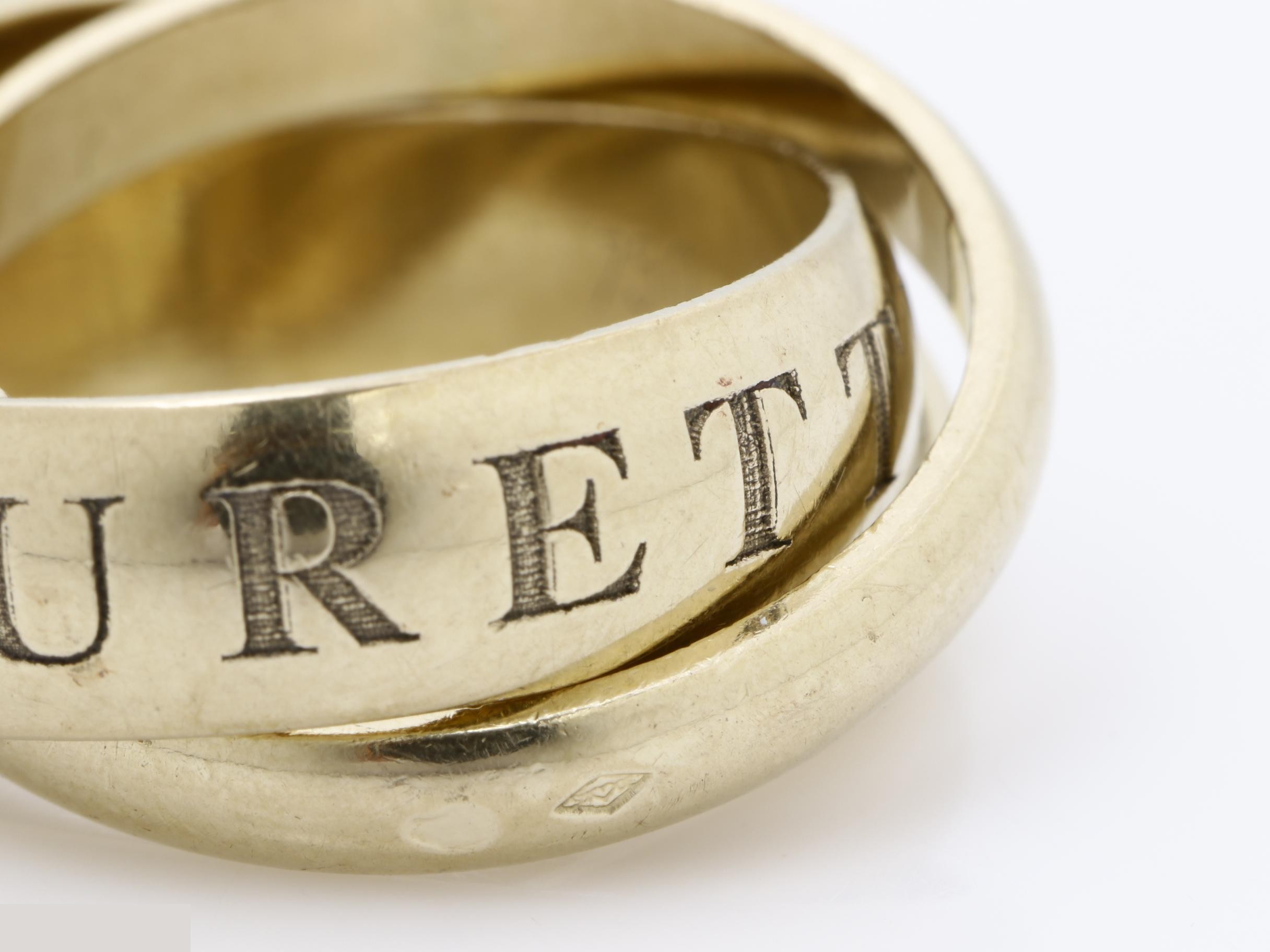 Trinity Ring, 750WG, 10.7G, #49 — view 3