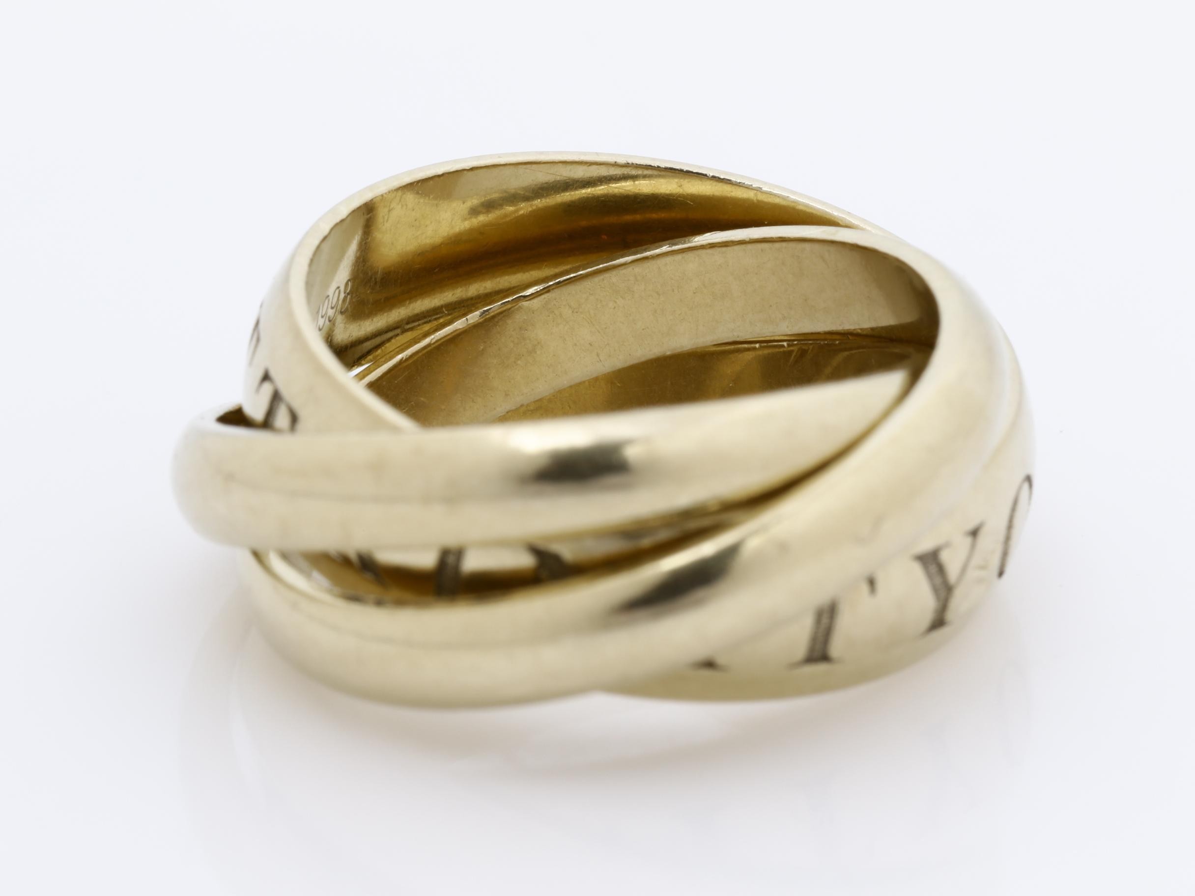 Trinity Ring, 750WG, 10.7G, #49 — view 4