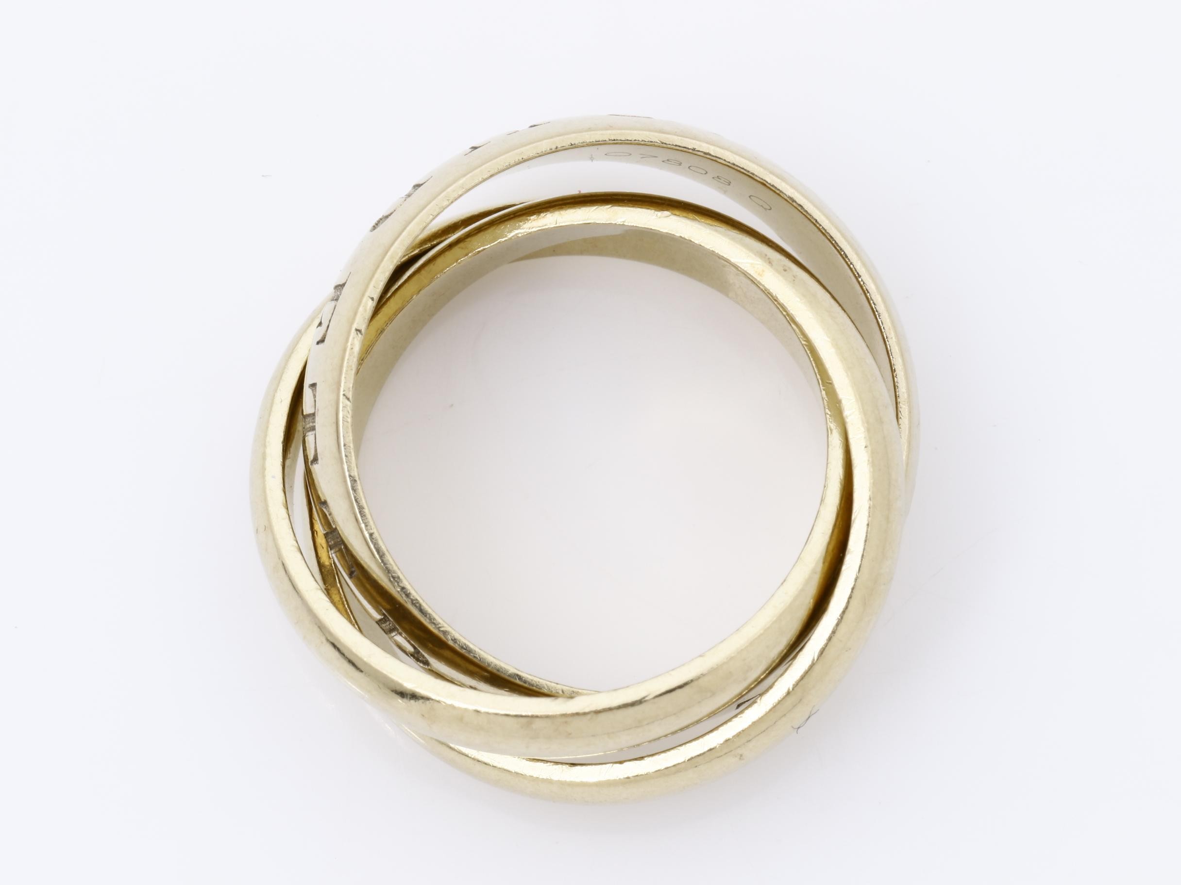 Trinity Ring, 750WG, 10.7G, #49 — view 5