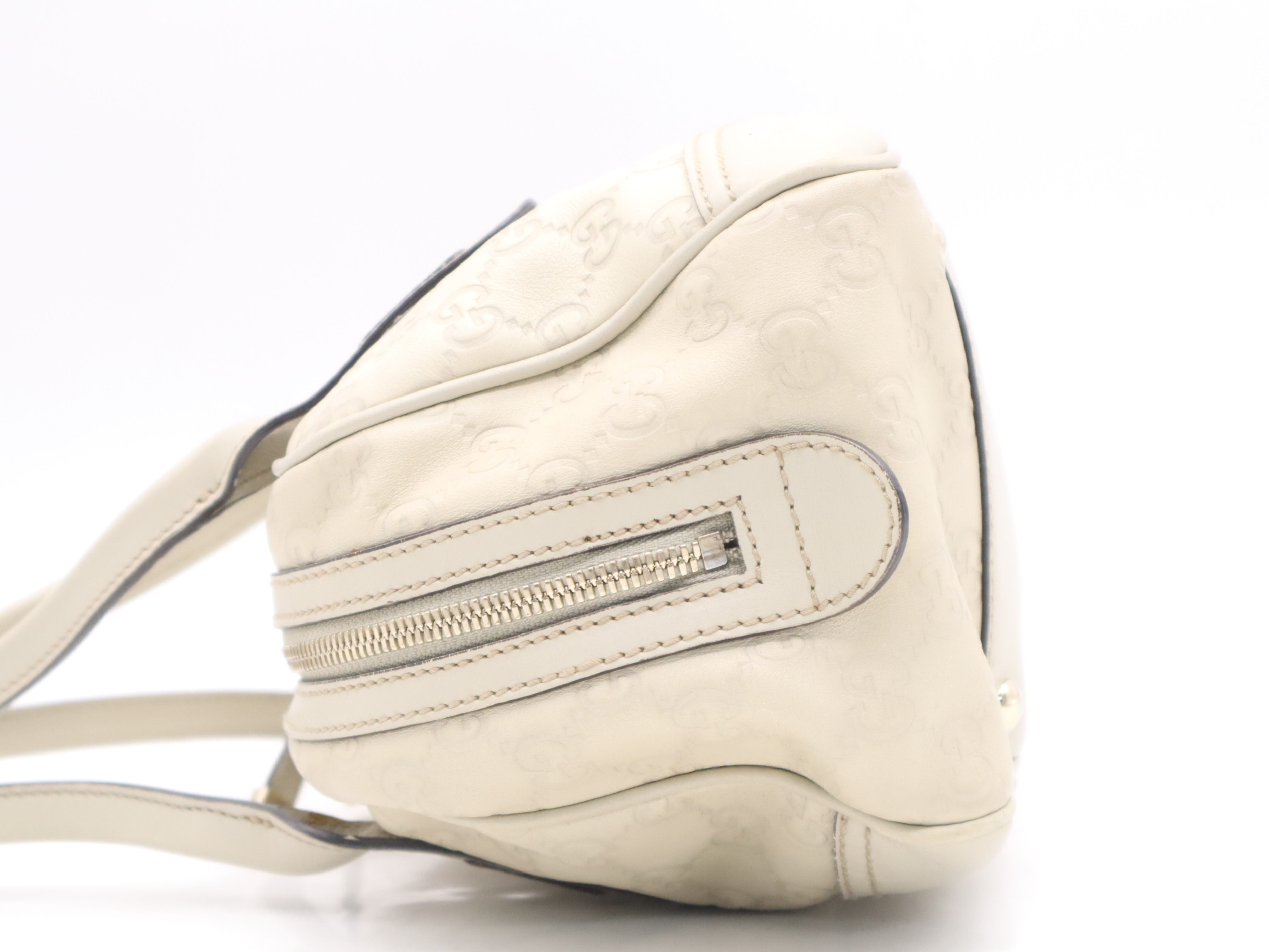 161720 Guccissima Tote Bag, Ivory, with Dust Bag, Handbag — view 3