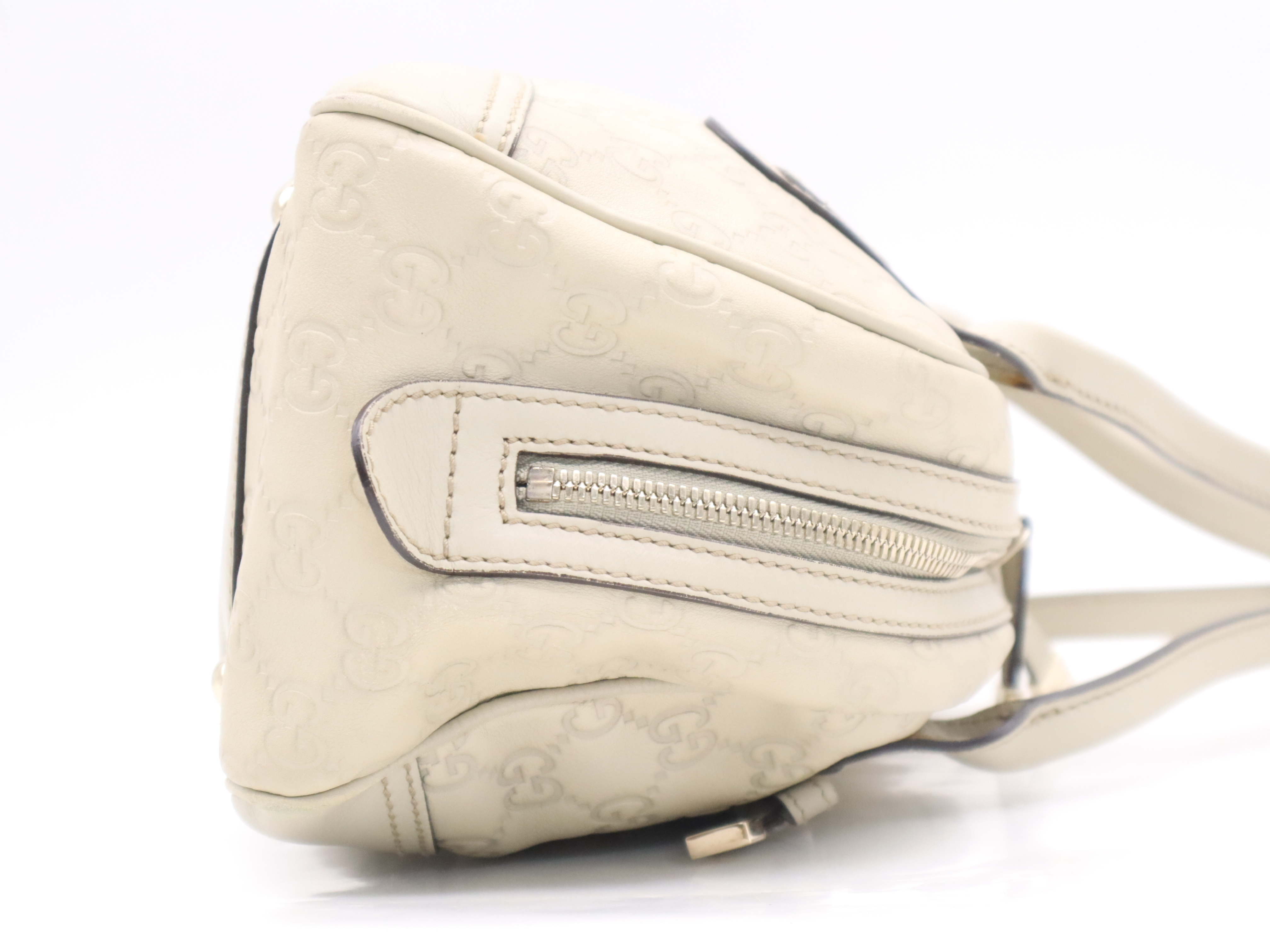 161720 Guccissima Tote Bag, Ivory, with Dust Bag, Handbag — view 5
