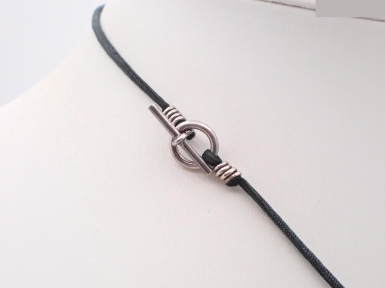Lima PM Long Silver Necklace, 925 Sterling Silver, 13.8g, Neck Circumference Approx. 40cm — view 2
