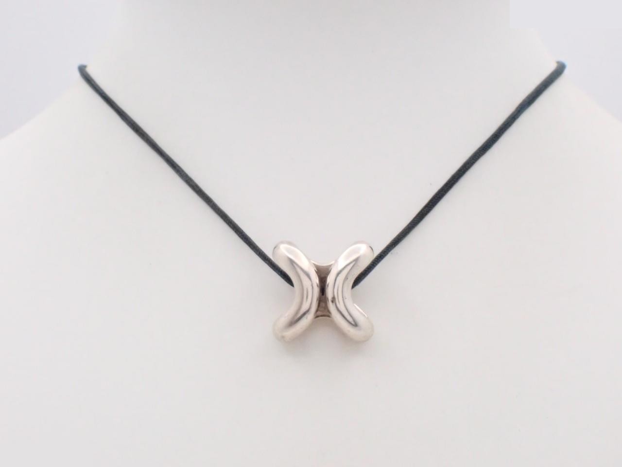 Lima PM Long Silver Necklace, 925 Sterling Silver, 13.8g, Neck Circumference Approx. 40cm — view 3