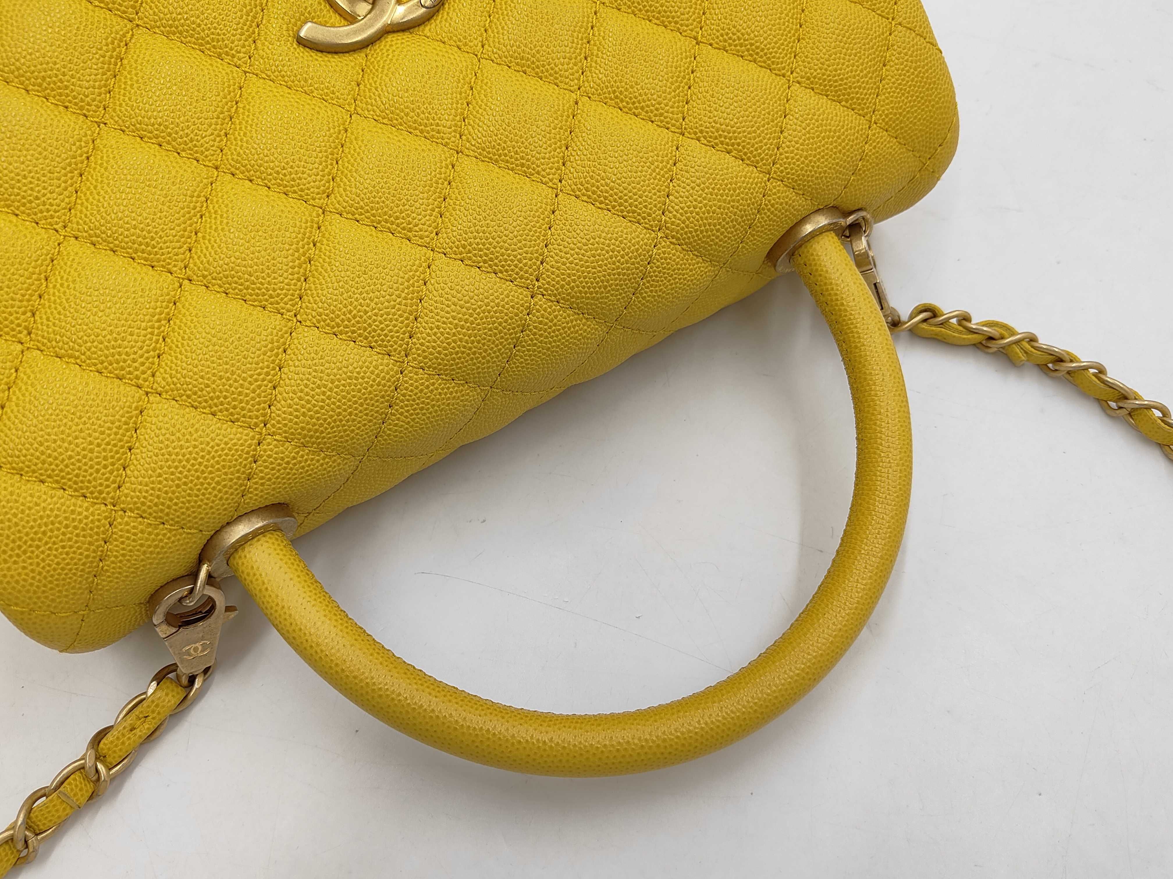 handbag, Matelassé, Coco Mark, Coco Handle, caviar leather handbag — view 6