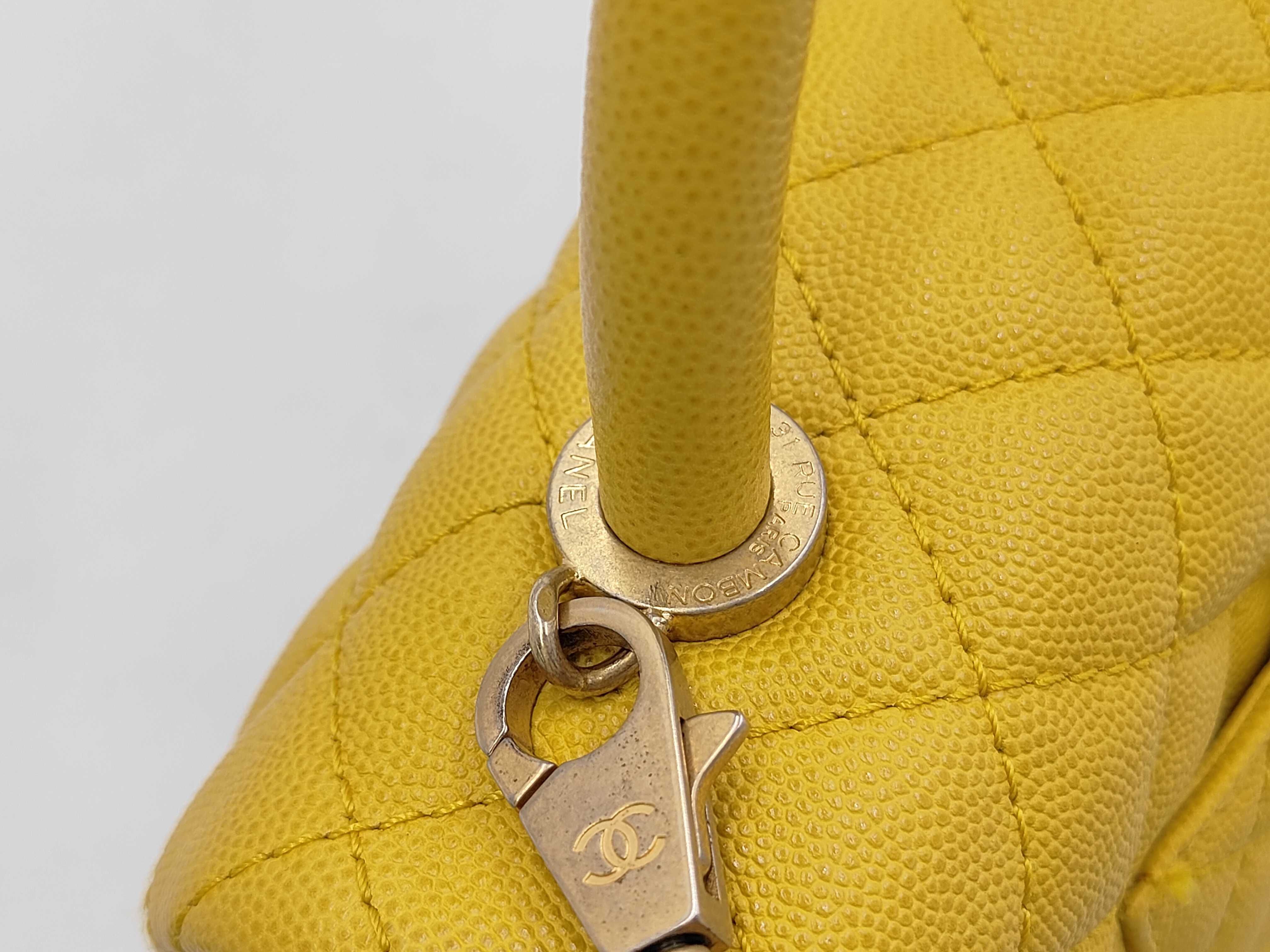 handbag, Matelassé, Coco Mark, Coco Handle, caviar leather handbag — view 7