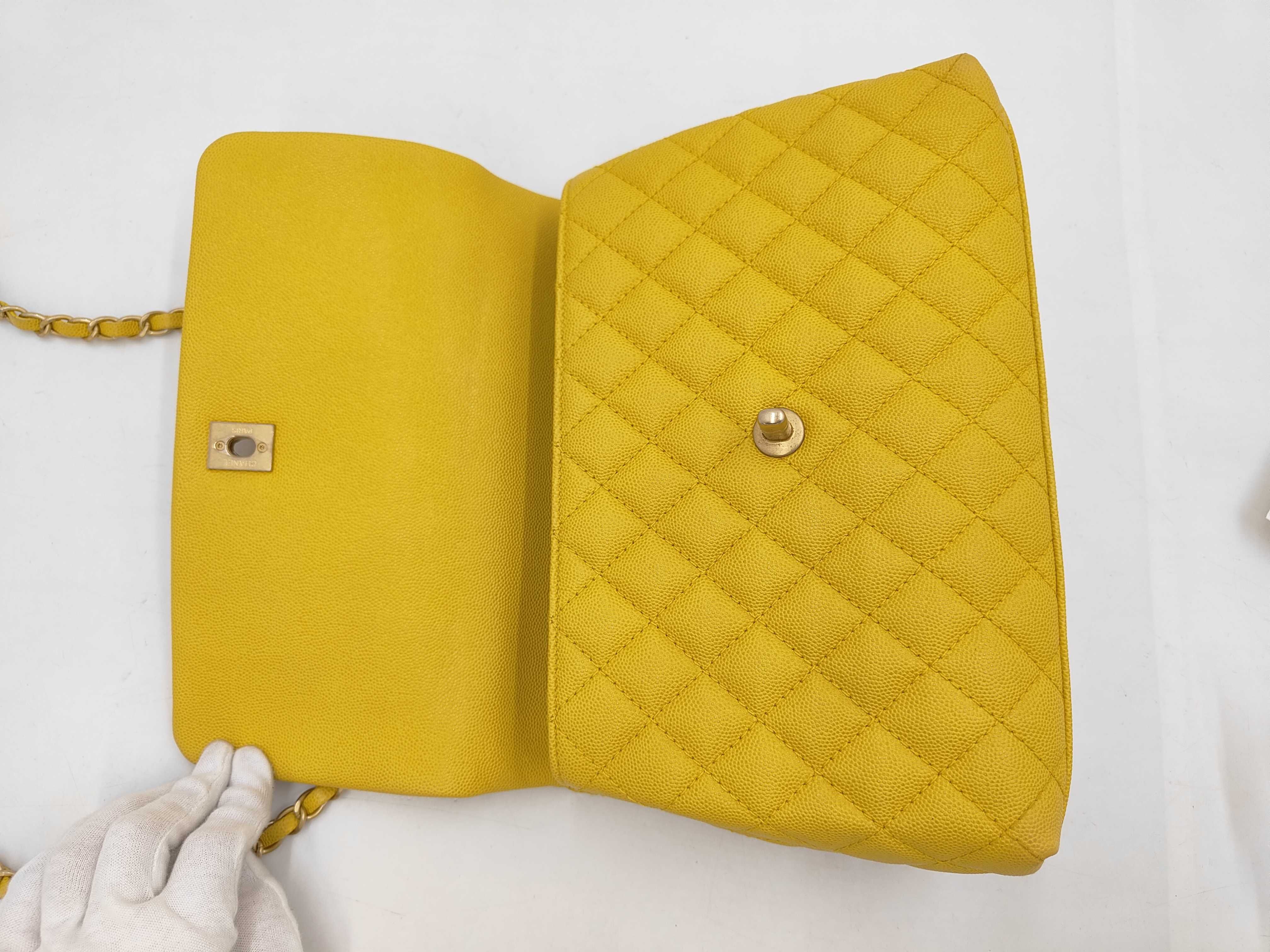 handbag, Matelassé, Coco Mark, Coco Handle, caviar leather handbag — view 8