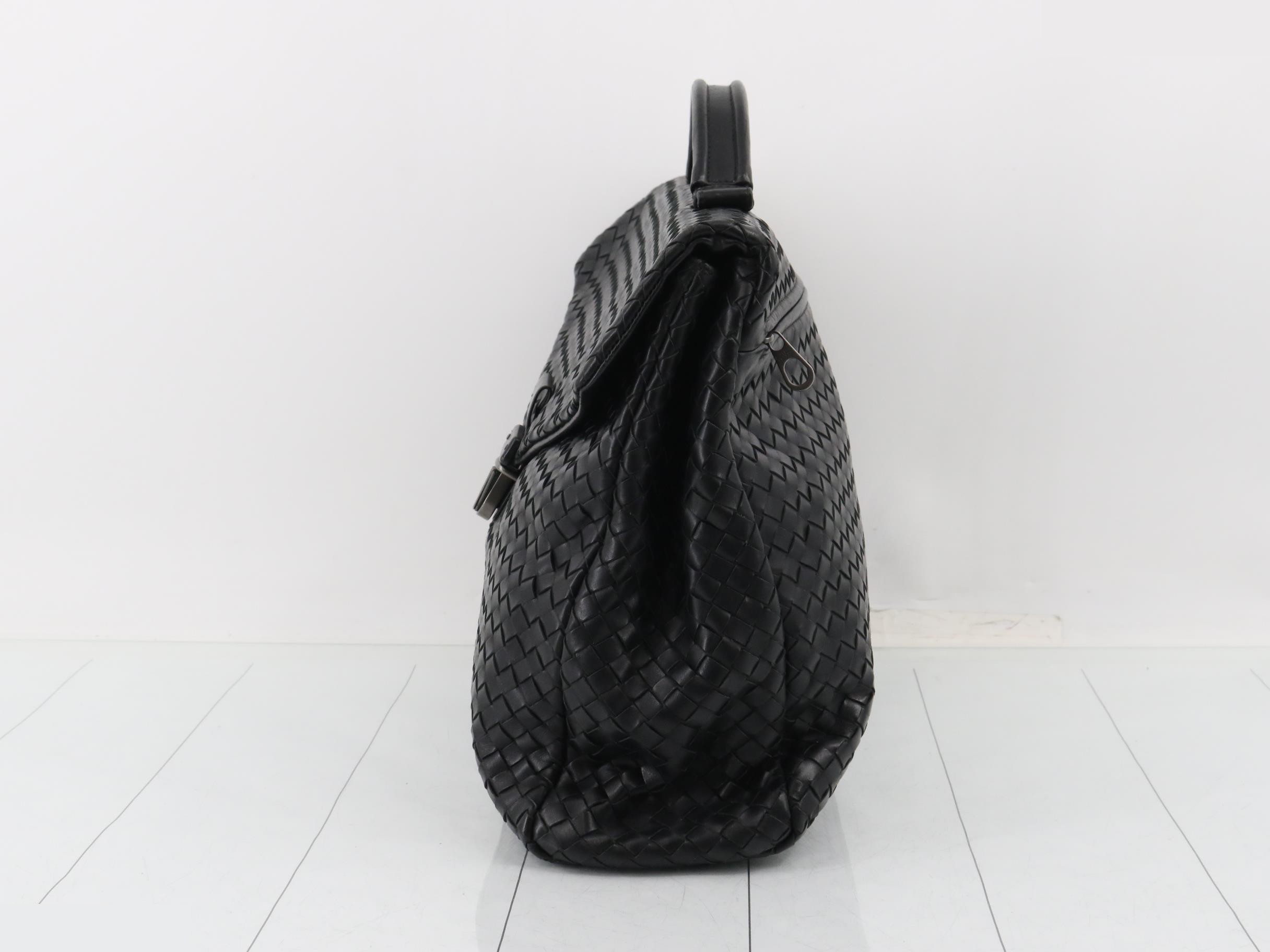 Intrecciato Handbag Business Bag — view 3