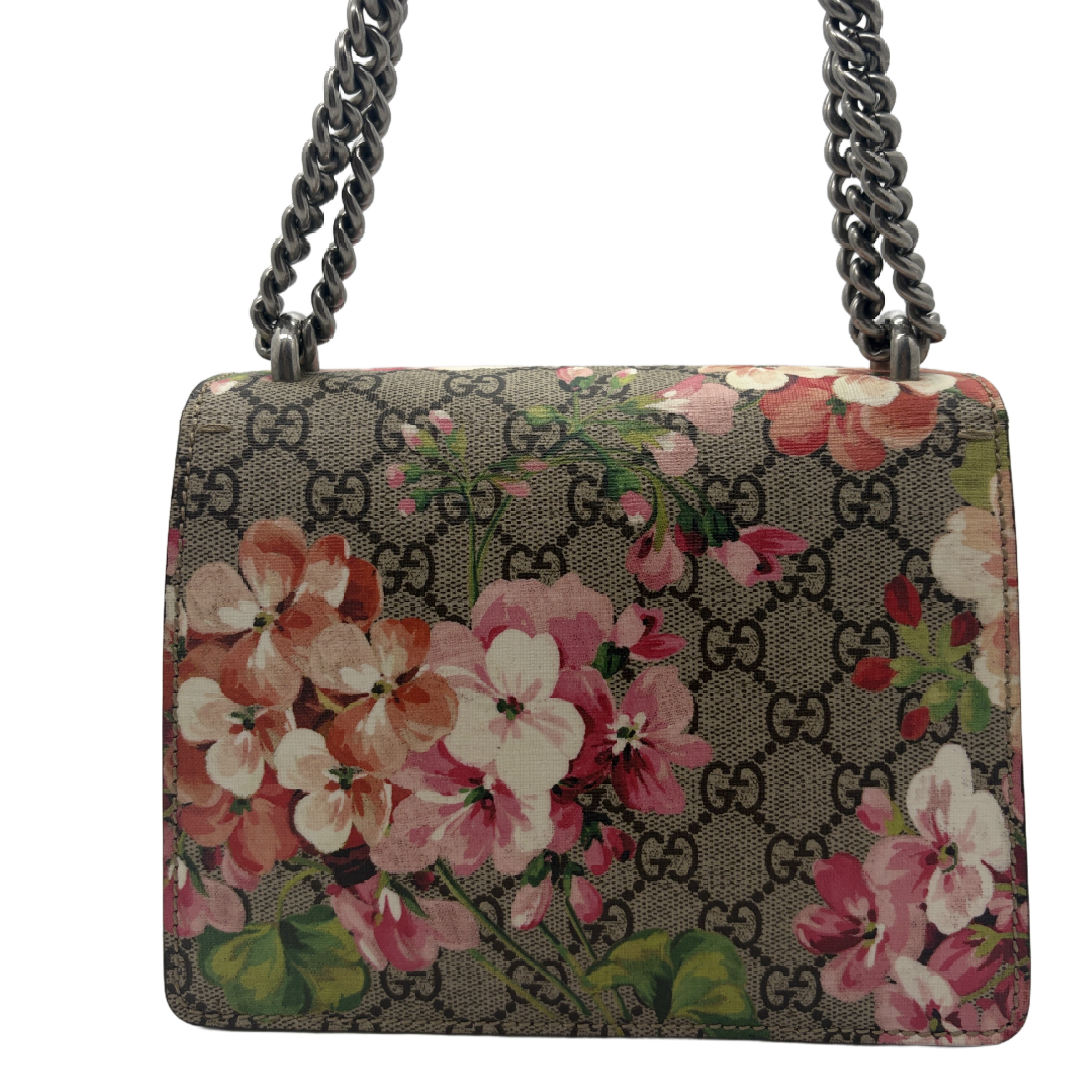 Dionysus GG Supreme Flower Print Chain Shoulder Bag — view 2