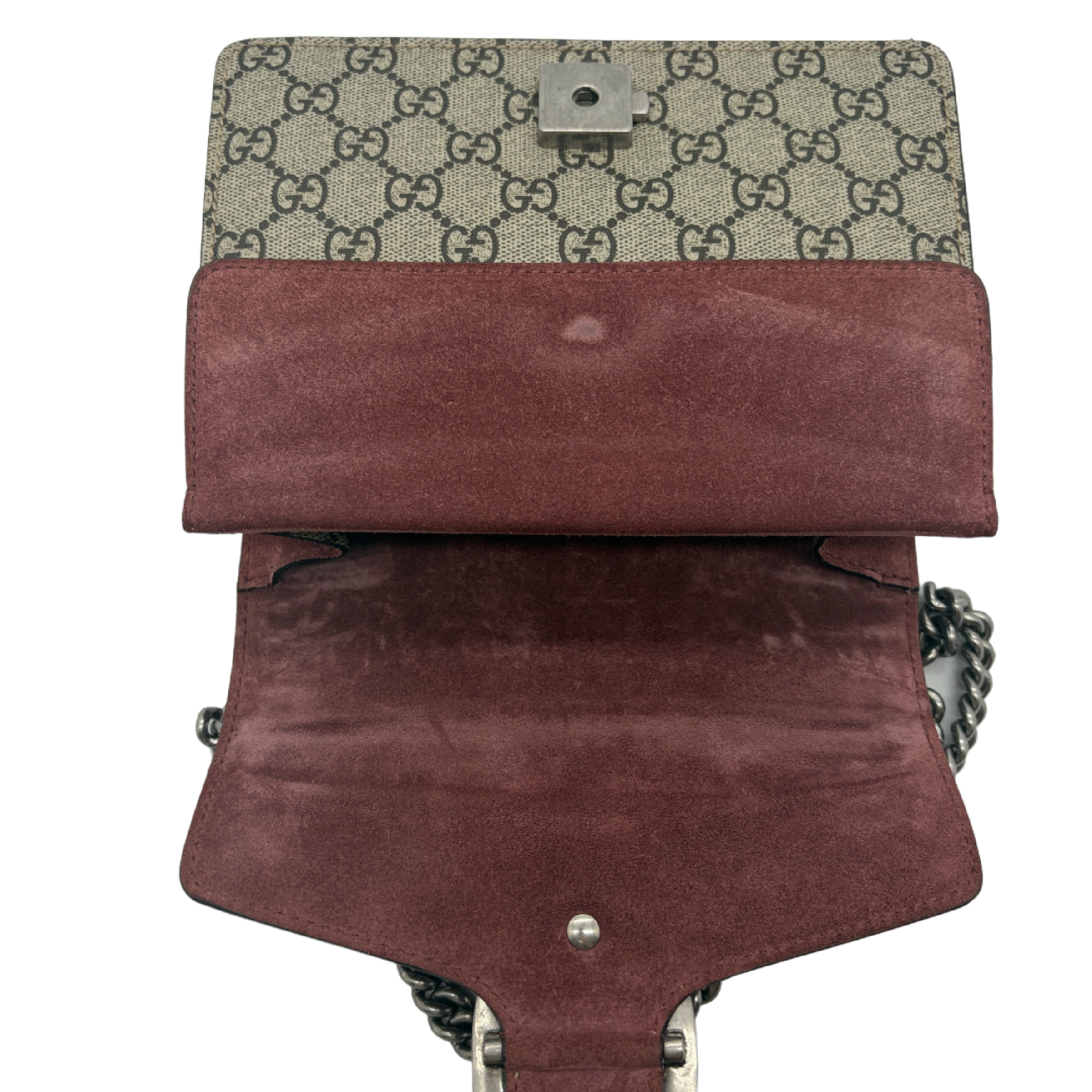 Dionysus GG Supreme Flower Print Chain Shoulder Bag — view 11